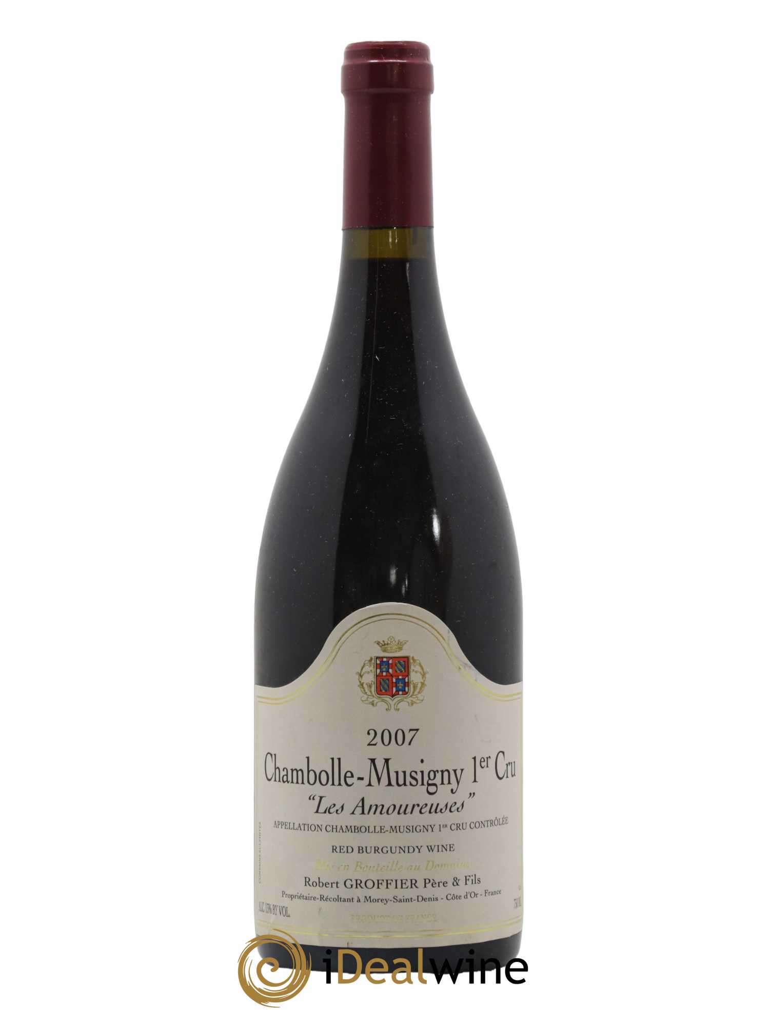 Chambolle-Musigny 1er Cru Les Amoureuses Robert Groffier Père & Fils (Domaine) 2007 - Lot de 1 bouteille - 0