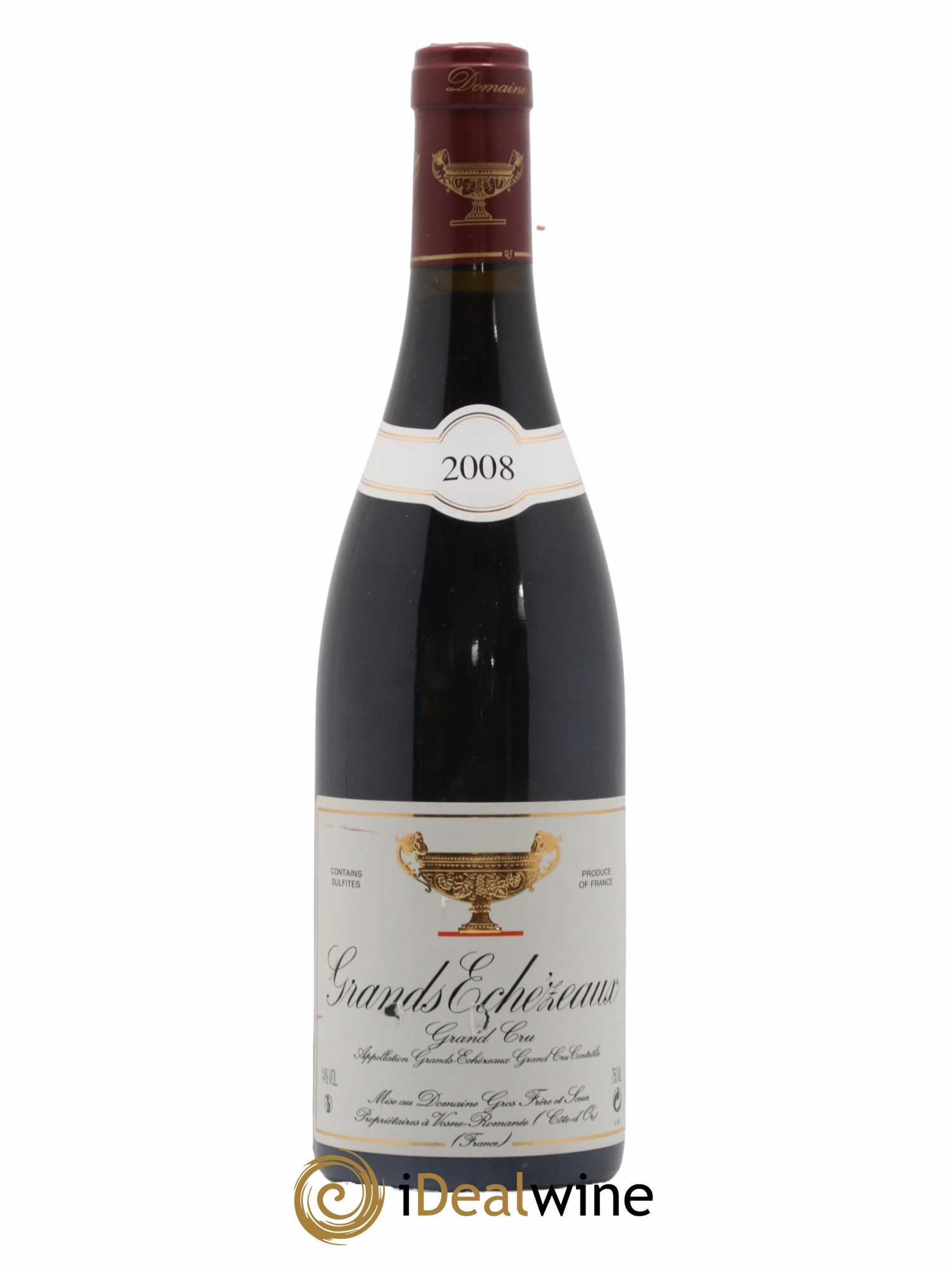 Grands-Echezeaux Grand Cru Gros Frère & Soeur 2008 - Lot of 1 bottle - 0