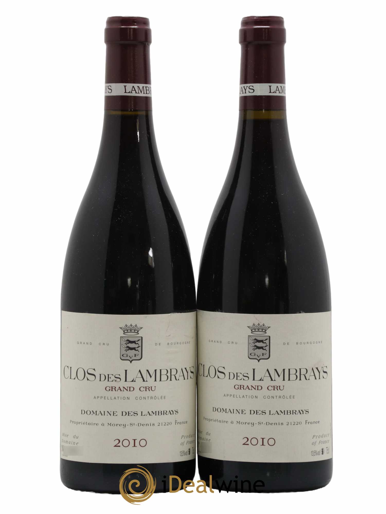 Clos des Lambrays Grand Cru Domaine des Lambrays 2010 - Lot de 2 bouteilles - 0