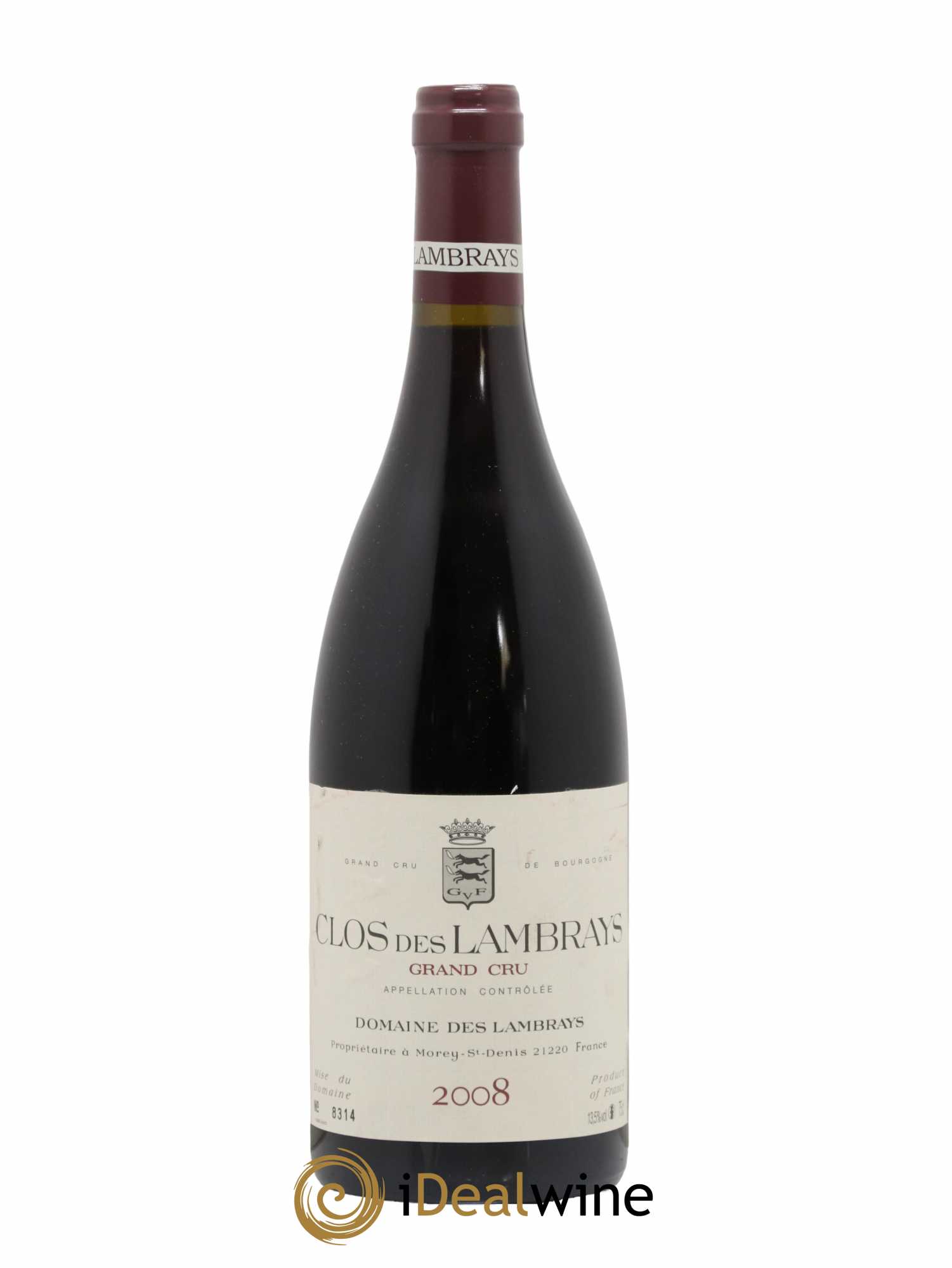 Clos des Lambrays Grand Cru Domaine des Lambrays 2008 - Lot de 1 bouteille - 0