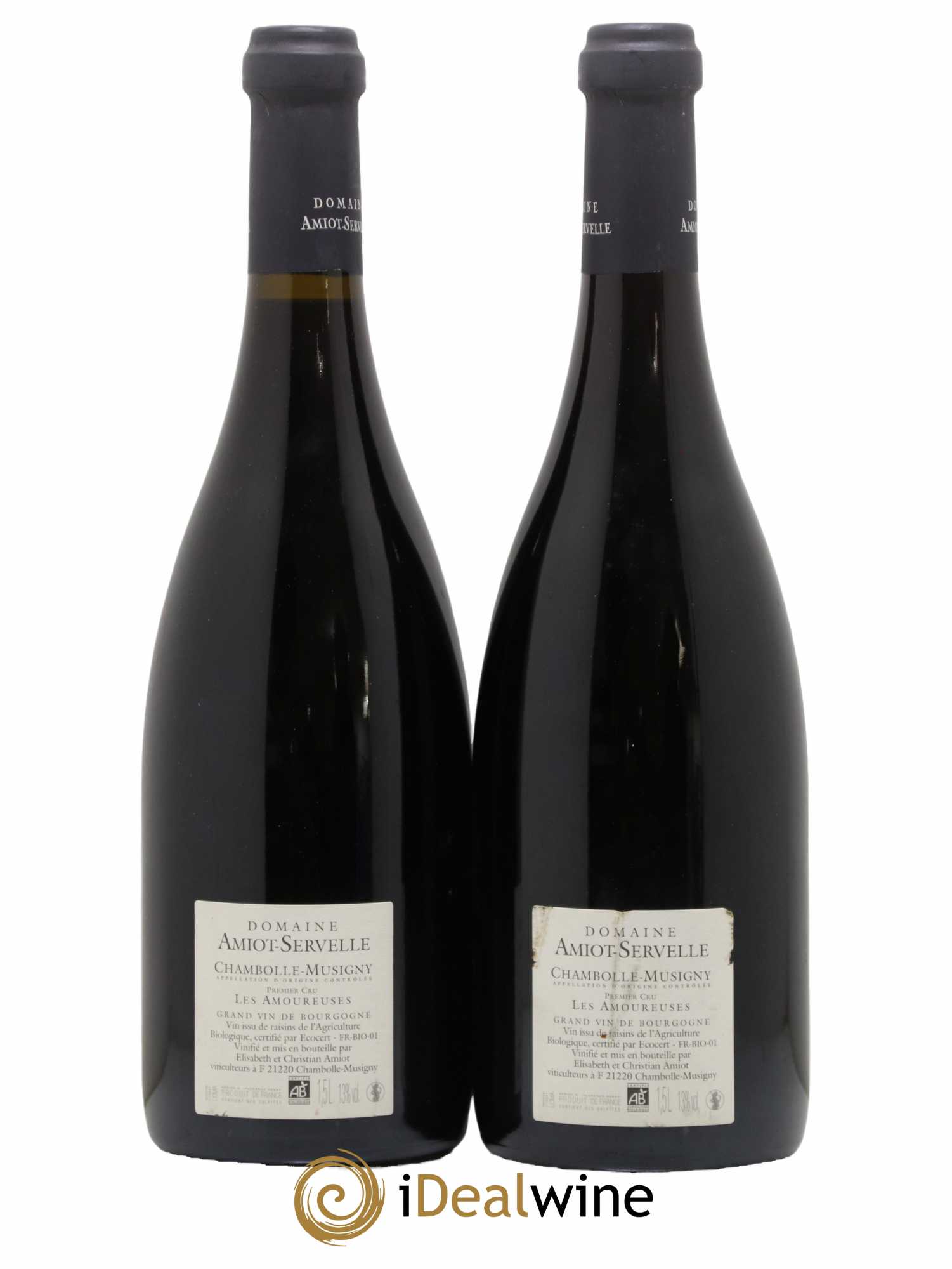 Chambolle-Musigny 1er Cru Les Amoureuses Amiot-Servelle 2010 - Lot de 2 bouteilles - 1