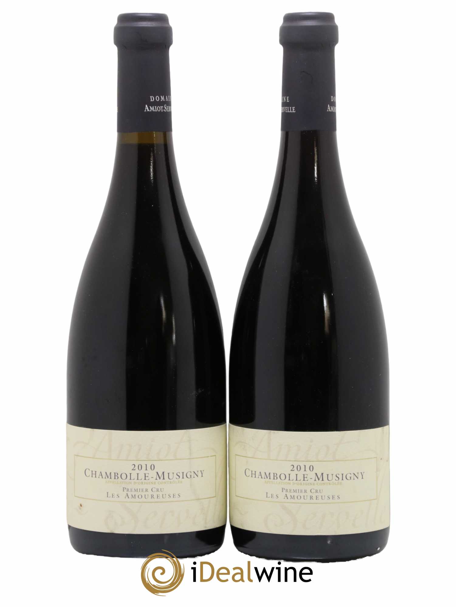 Chambolle-Musigny 1er Cru Les Amoureuses Amiot-Servelle 2010 - Lot de 2 bouteilles - 0