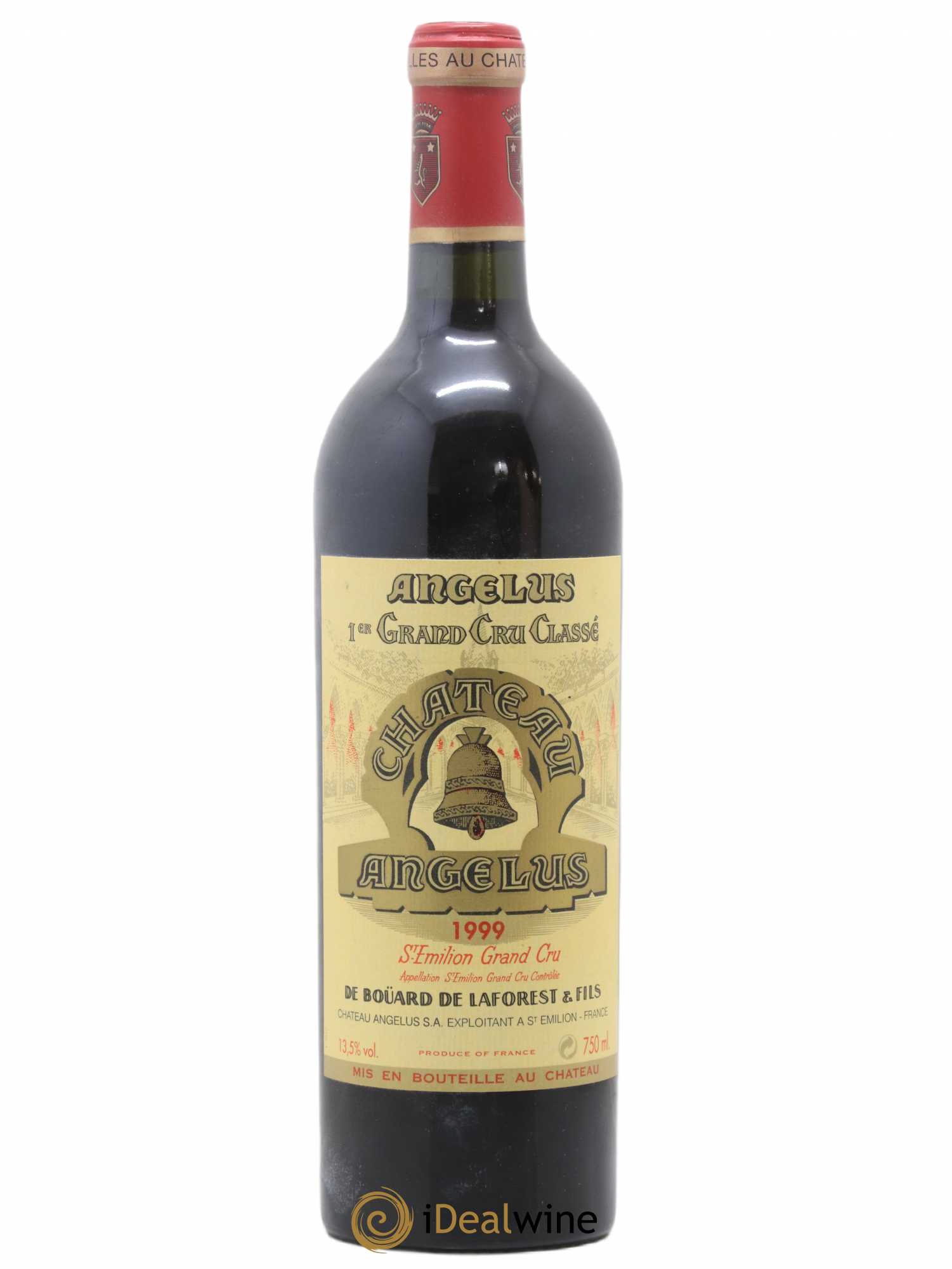 Château Angélus 1er Grand Cru Classé A 1999 - Lot de 1 bouteille - 0