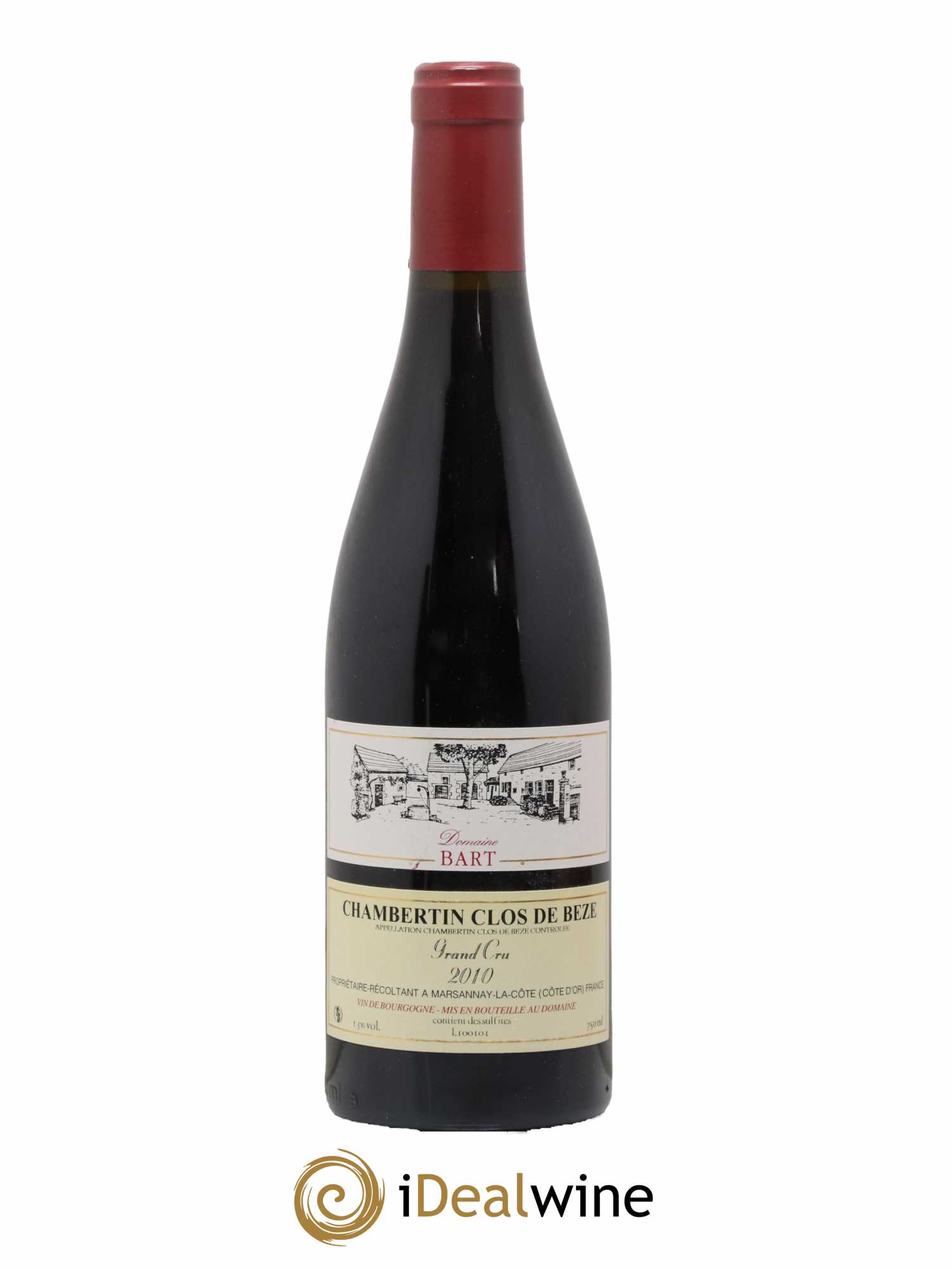 Chambertin Clos de Bèze Grand Cru Bart (Domaine) 2010 - Lot de 1 bouteille - 0