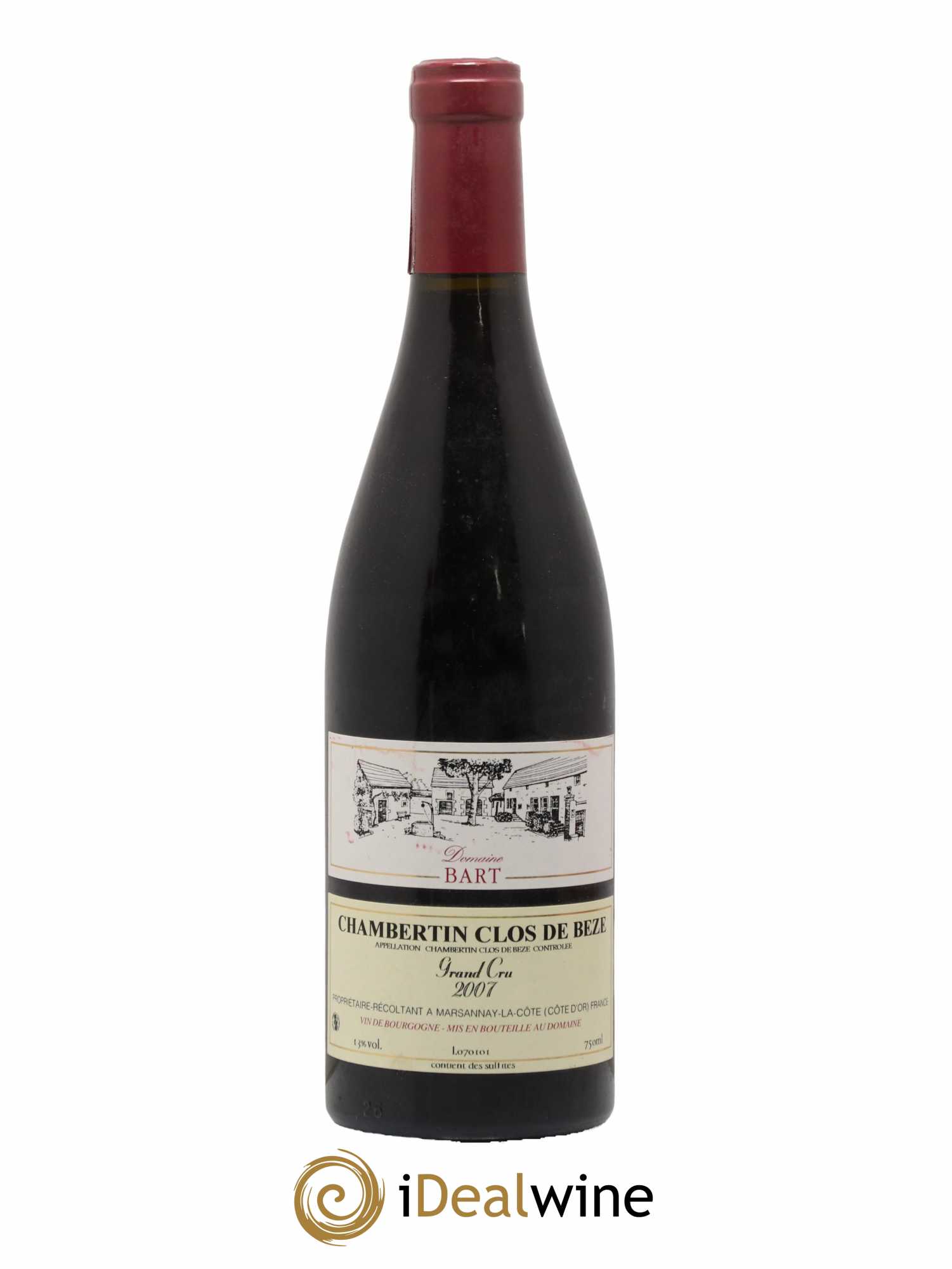 Chambertin Clos de Bèze Grand Cru Bart (Domaine) 2007 - Lot de 1 bouteille - 0