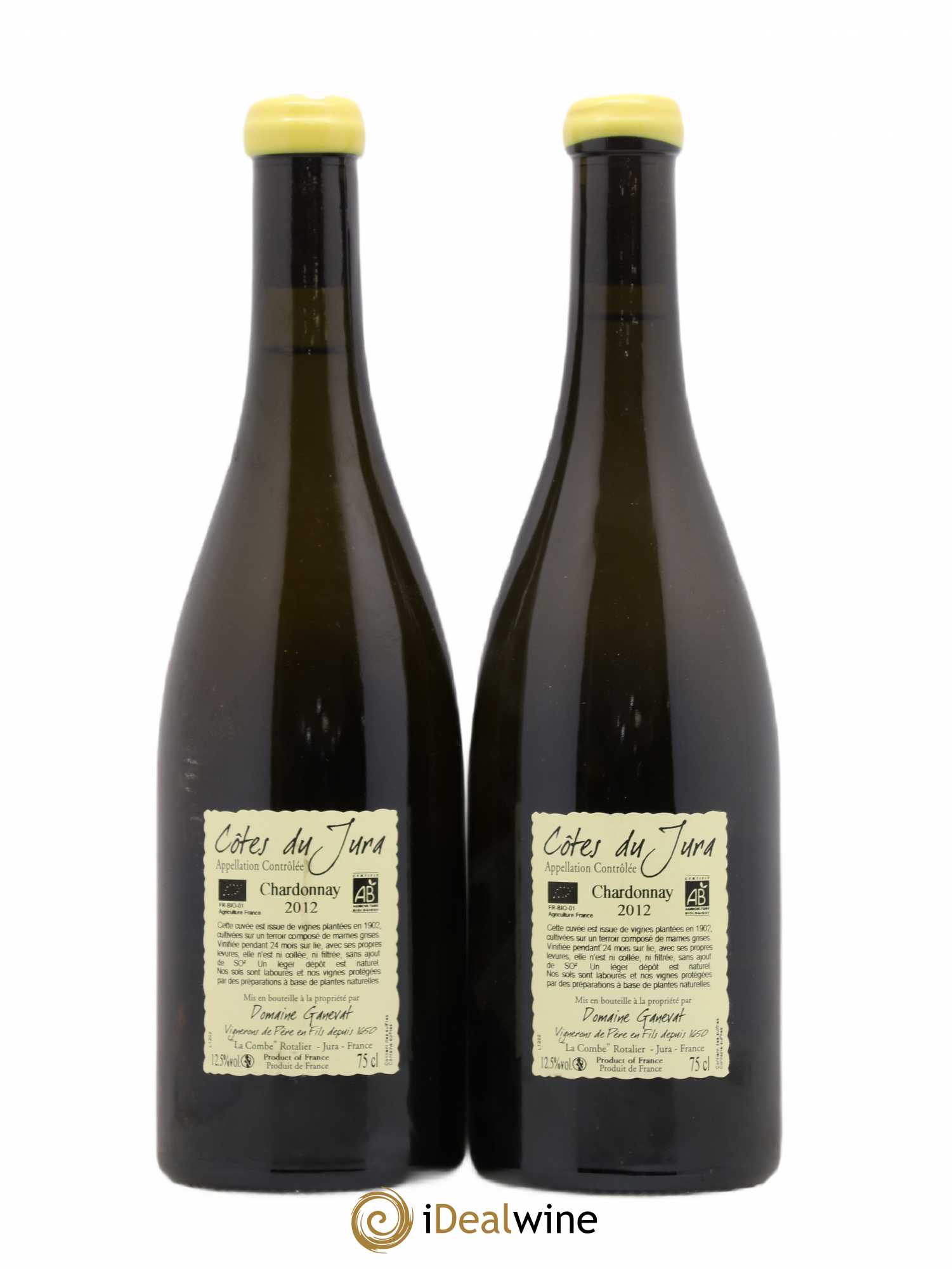 Côtes du Jura Les Chalasses Vieilles Vignes Jean-François Ganevat (Domaine) 2012 - Lot de 2 bouteilles - 1