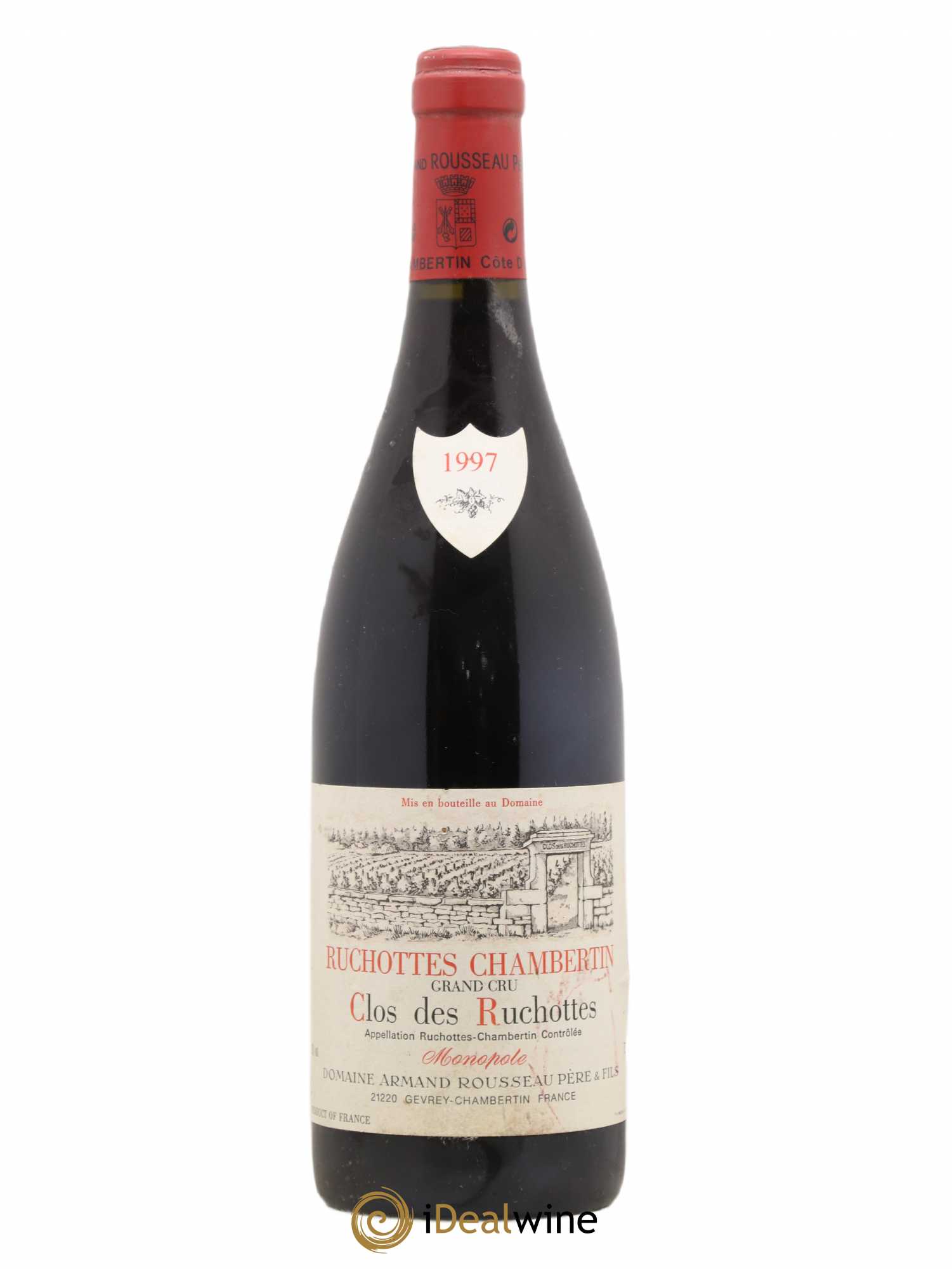 Ruchottes-Chambertin Grand Cru Clos des Ruchottes Armand Rousseau (Domaine) 1997 - Lot de 1 bouteille - 0