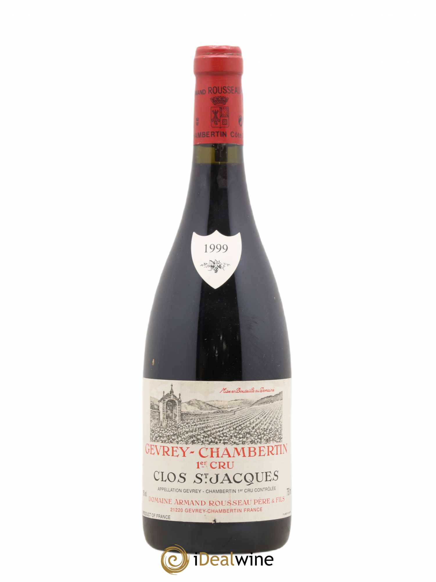 Gevrey-Chambertin 1er Cru Clos Saint-Jacques Armand Rousseau (Domaine) 1999 - Lot de 1 bouteille - 0