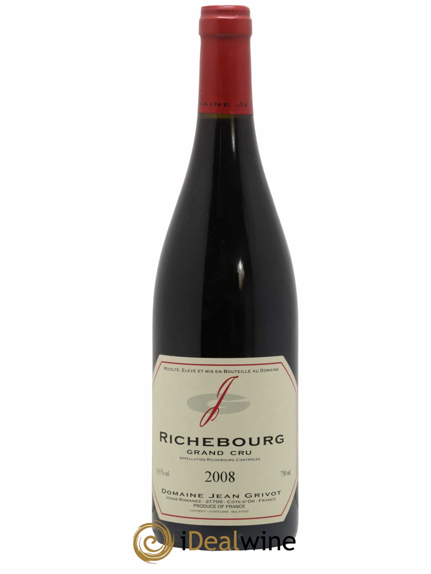 Richebourg Grand Cru Jean Grivot 2008 - Lot de 1 bouteille - 0