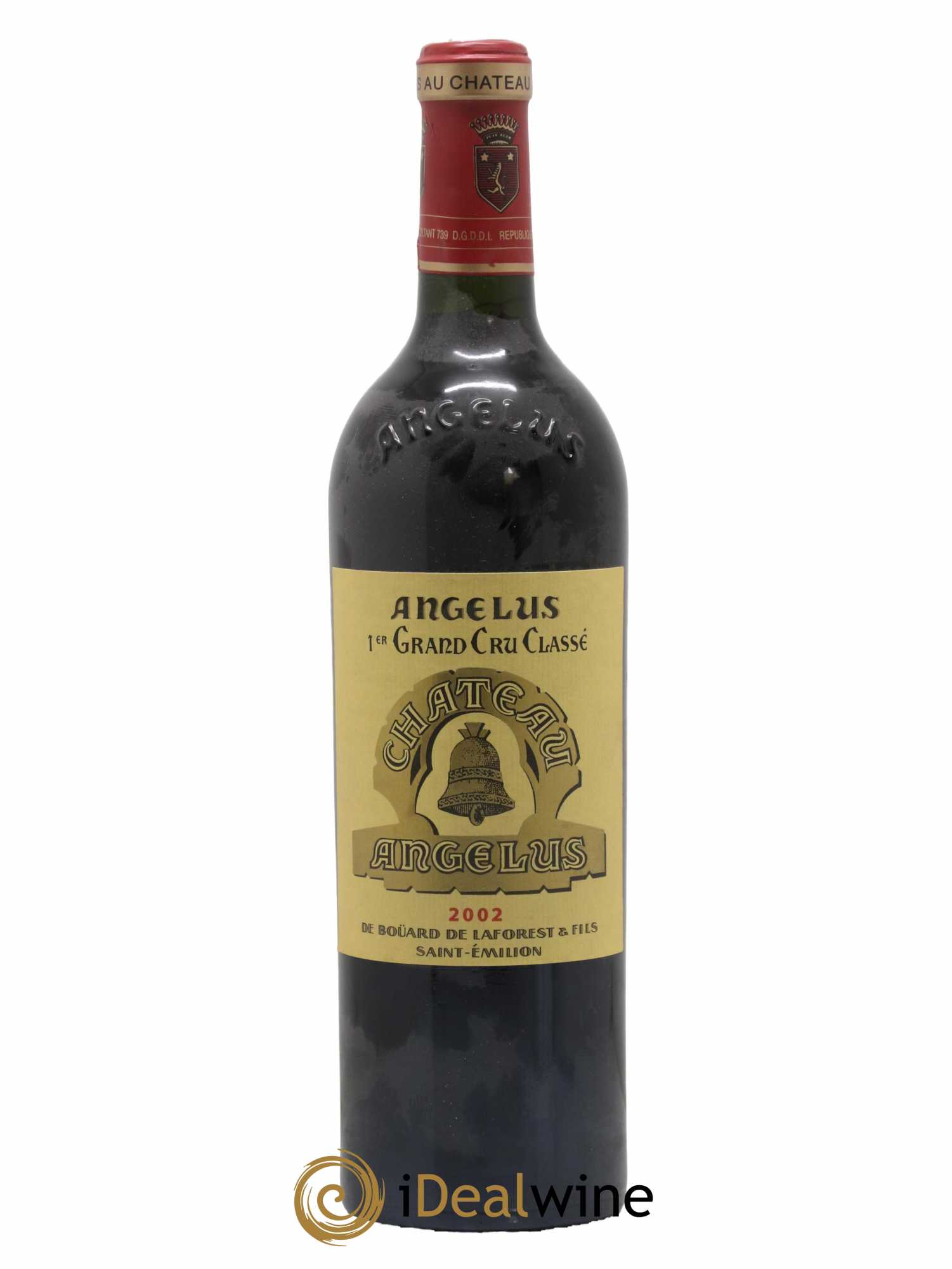 Château Angélus 1er Grand Cru Classé A 2002 - Lot de 1 bouteille - 0