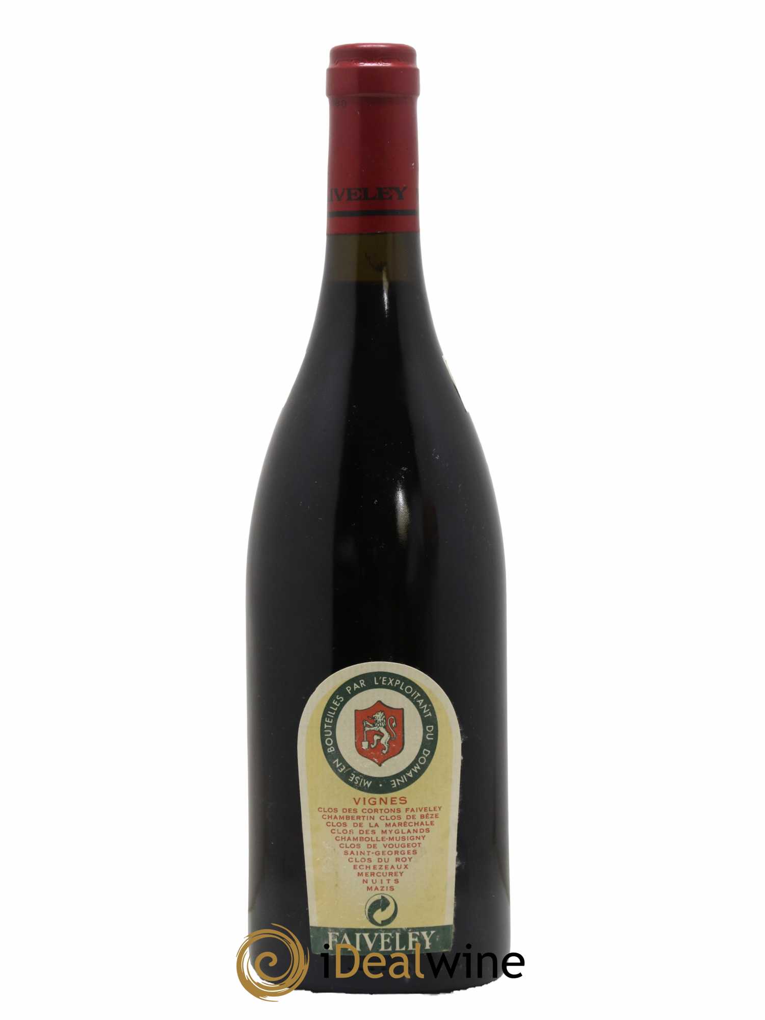 Clos de Vougeot Grand Cru Faiveley 1998 - Lot de 1 bouteille - 1