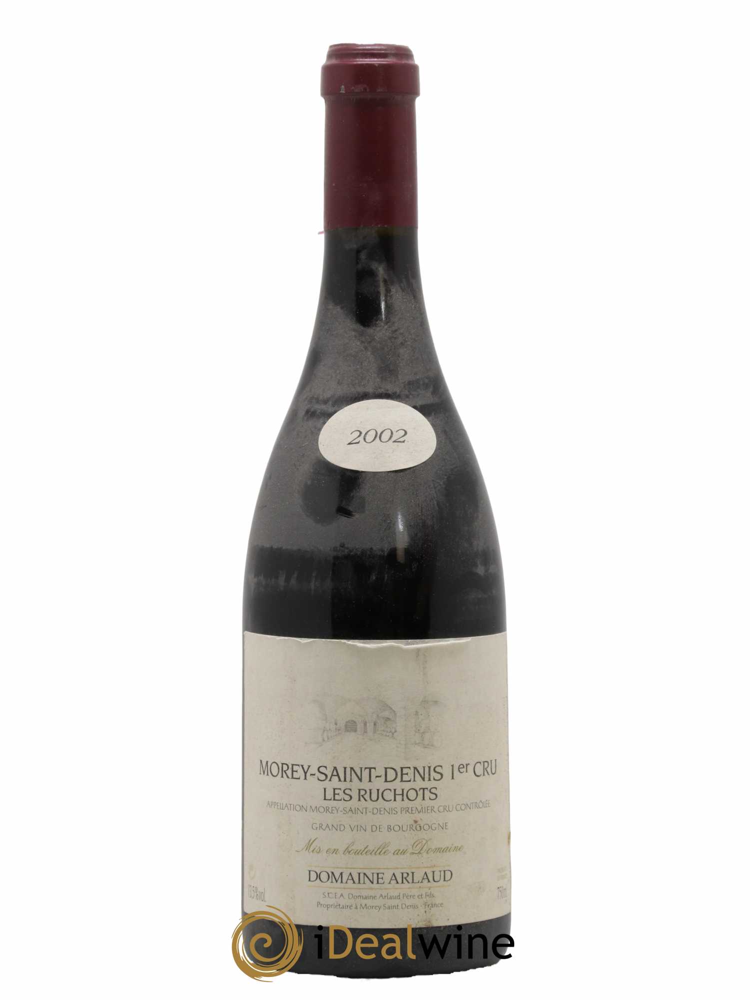 Morey-Saint-Denis 1er Cru Les Ruchots Arlaud 2002 - Lot de 1 bouteille - 0