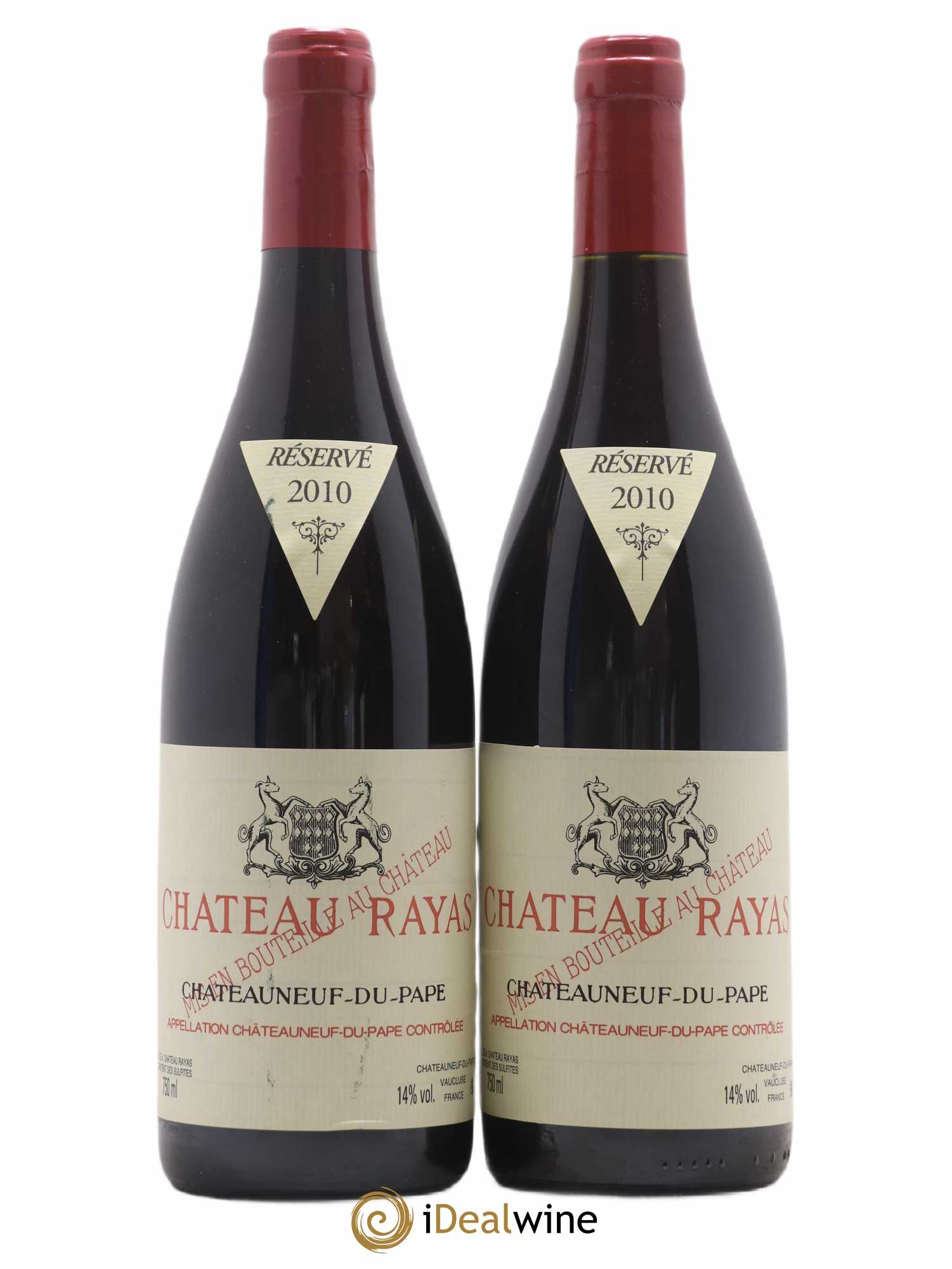 Châteauneuf-du-Pape Château Rayas Emmanuel Reynaud 2010 - Lot de 2 bouteilles - 0