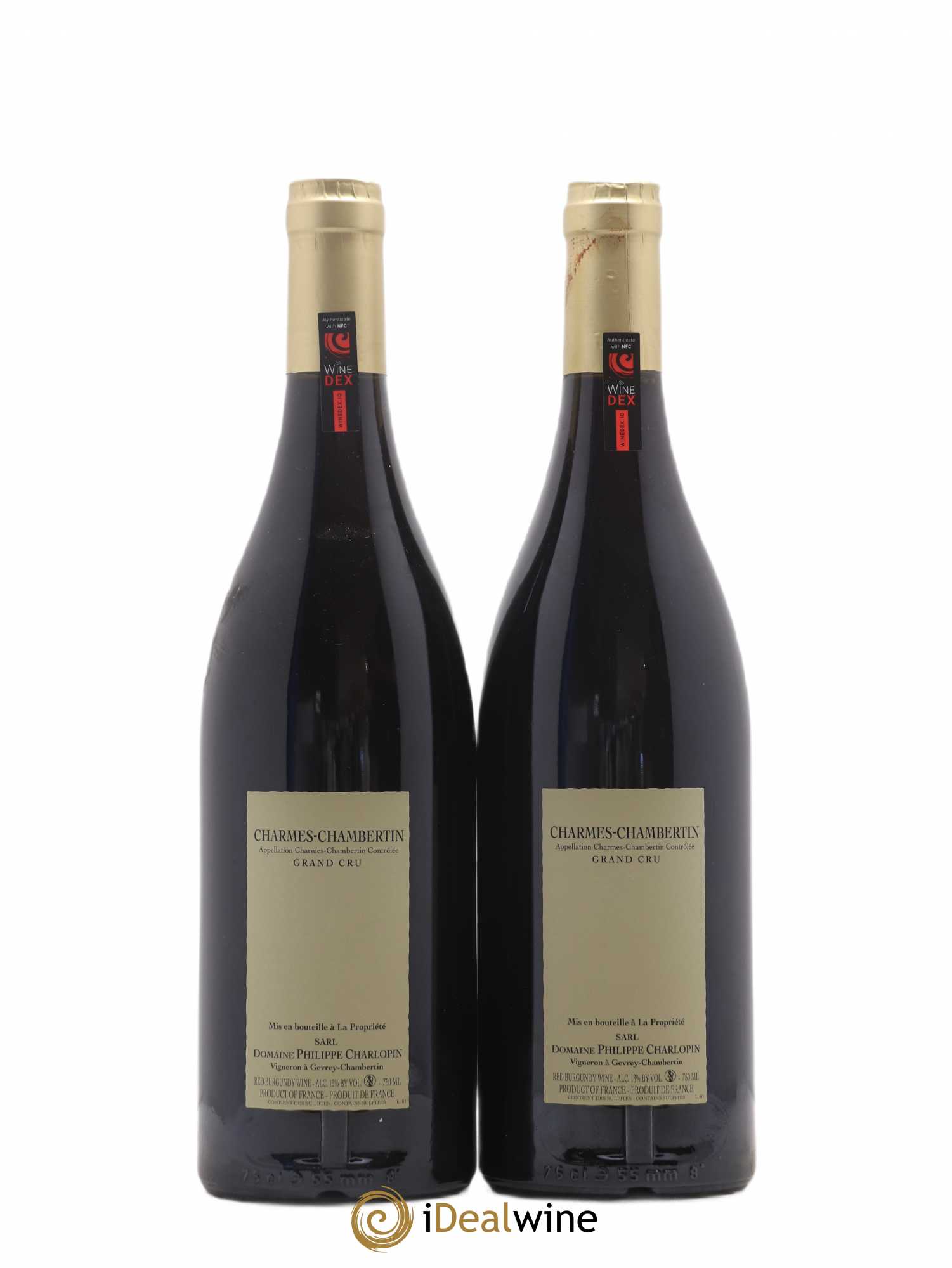 Charmes-Chambertin Grand Cru Charlopin-Parizot 2017 - Lot de 2 bouteilles - 1