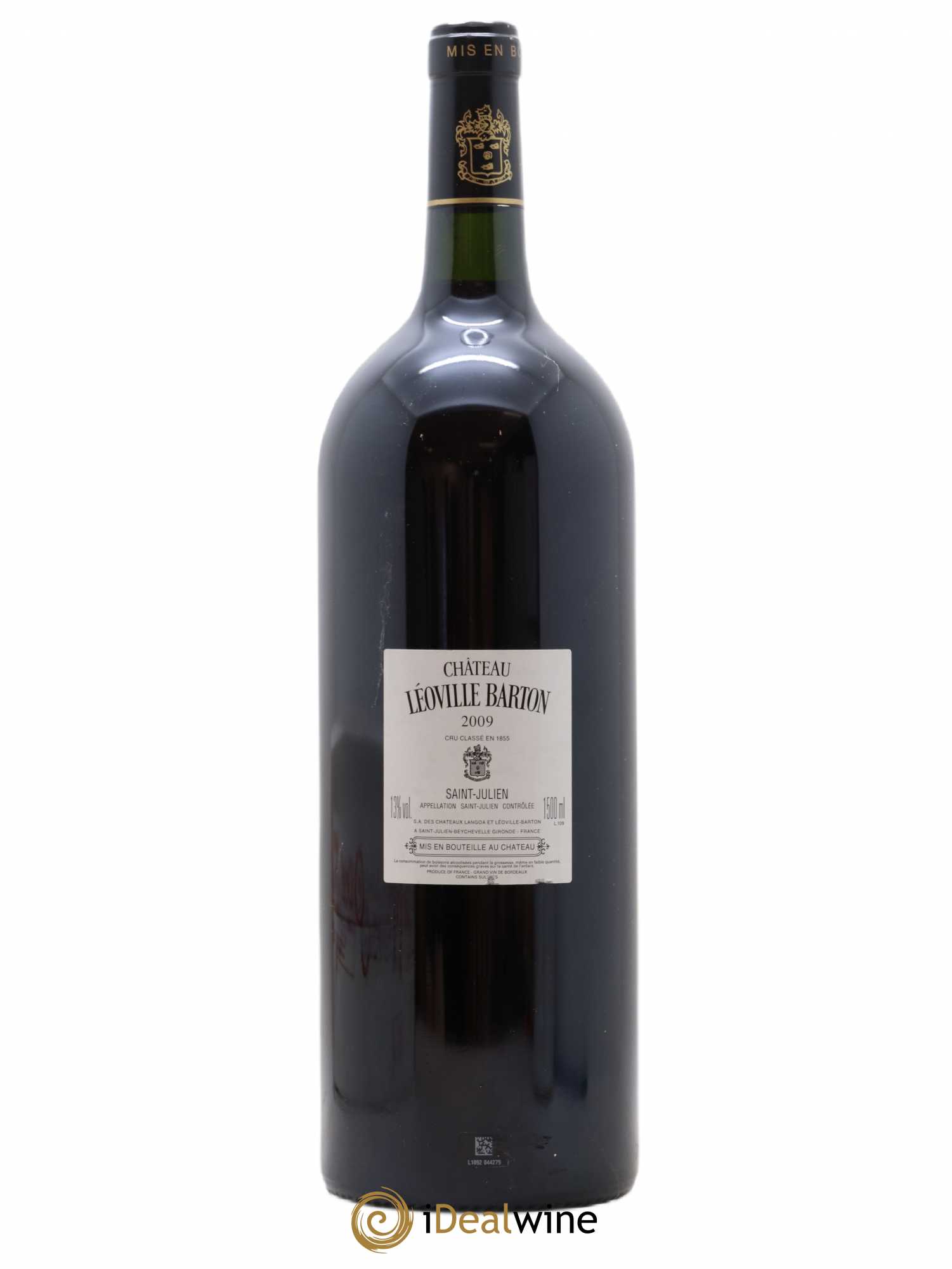 Château Léoville Barton 2ème Grand Cru Classé 2009 - Lot de 1 magnum - 1