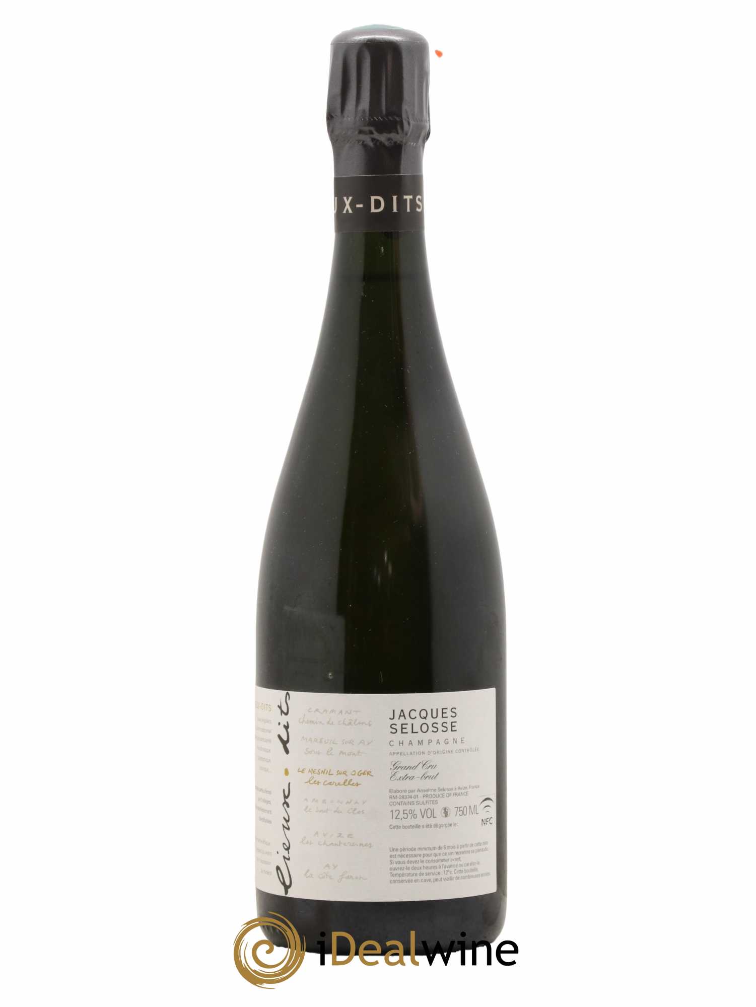 Les Carelles Blanc de Blancs Jacques Selosse - Lot de 1 bouteille - 0