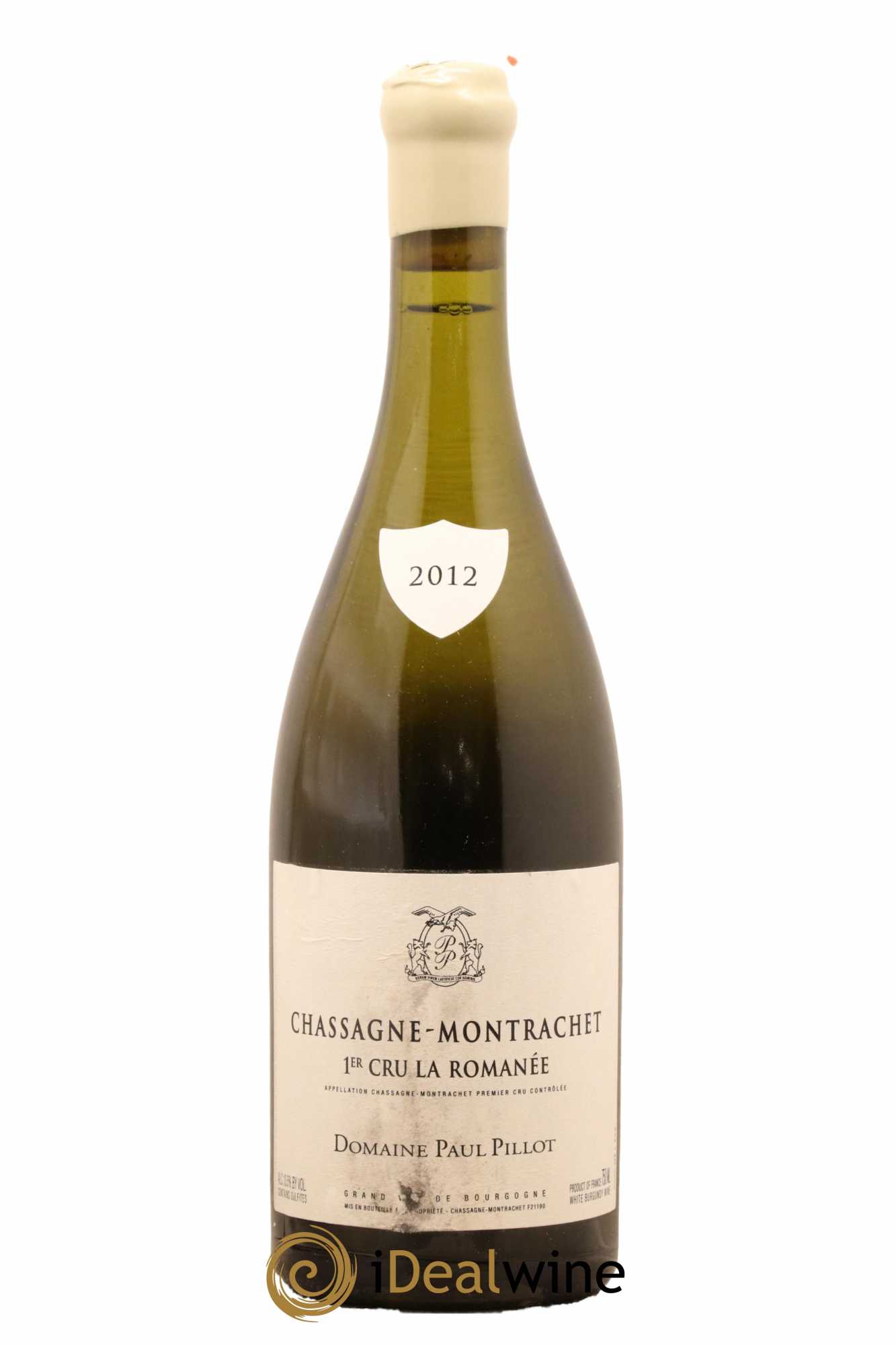 Chassagne-Montrachet 1er Cru La Romanée Paul Pillot (Domaine) 2012 - Lot de 1 bouteille - 0