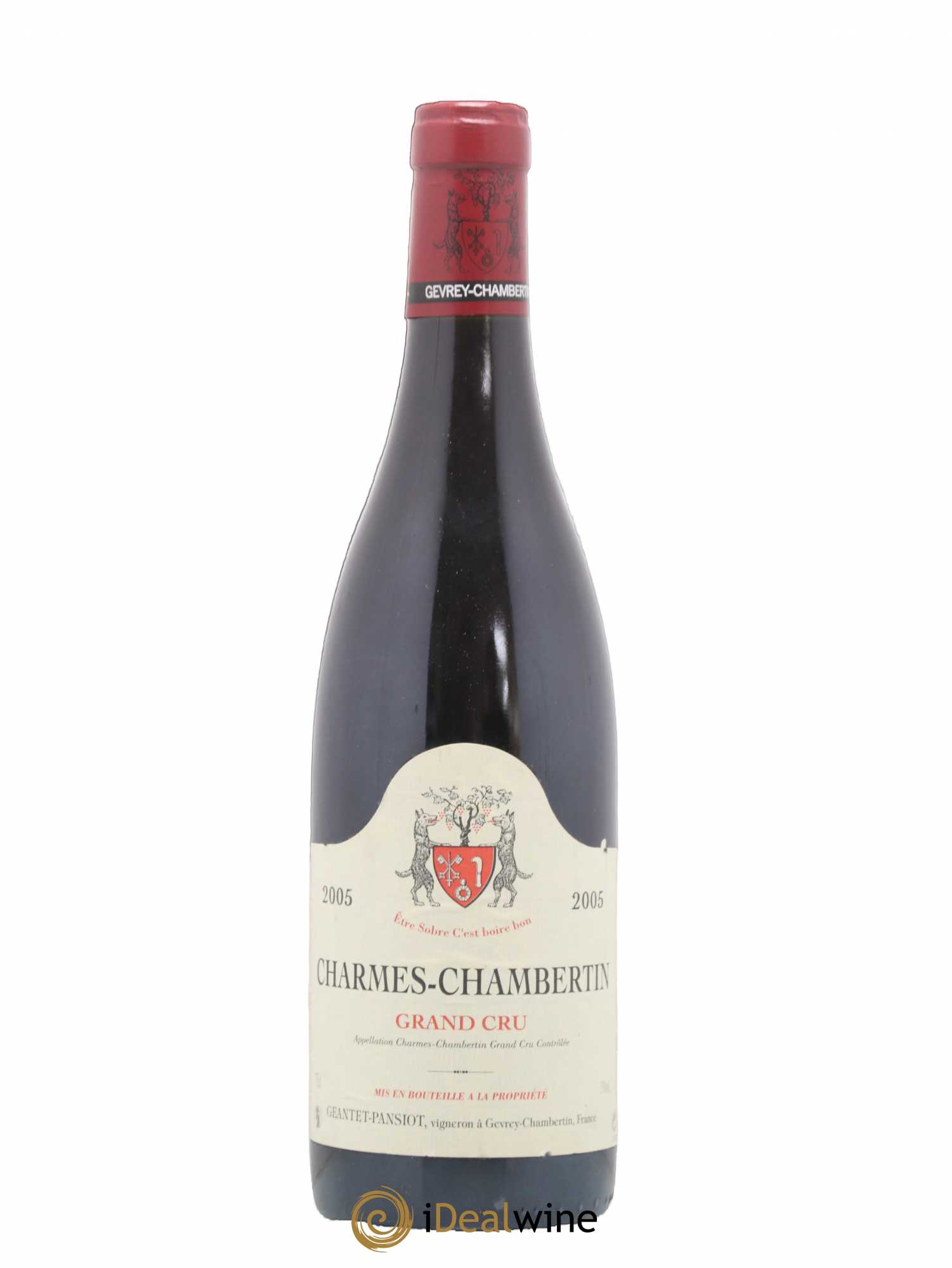 Charmes-Chambertin Grand Cru Geantet-Pansiot 2005 - Lot de 1 bouteille - 0