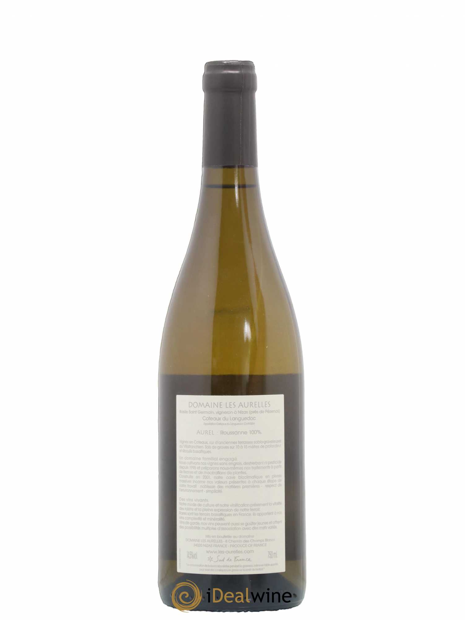 Coteaux du Languedoc Aurel Domaine les Aurelles 2010 - Lot de 1 bouteille - 1