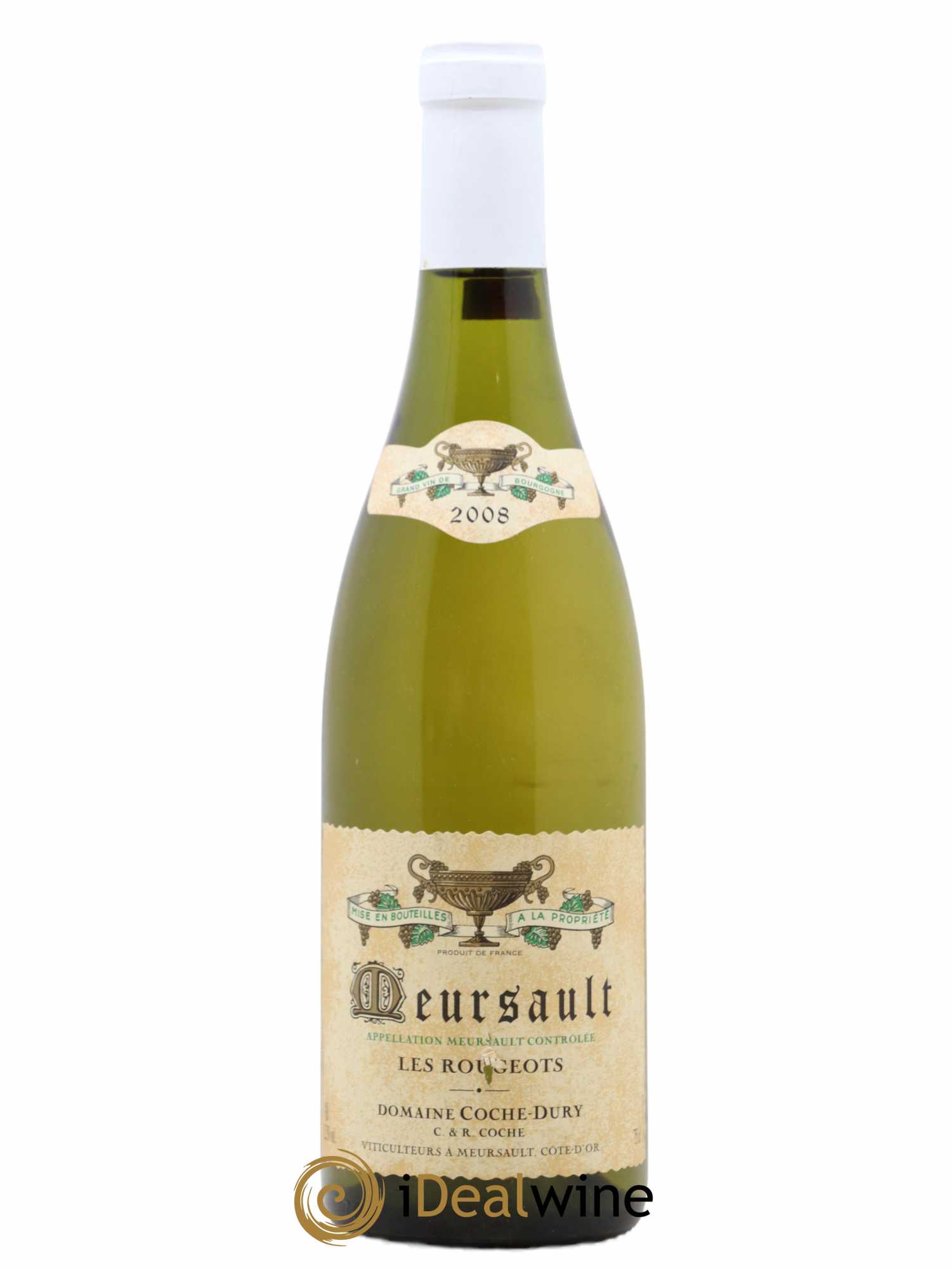 Meursault Les Rougeots Coche Dury (Domaine) 2008 - Lot de 1 bouteille - 0