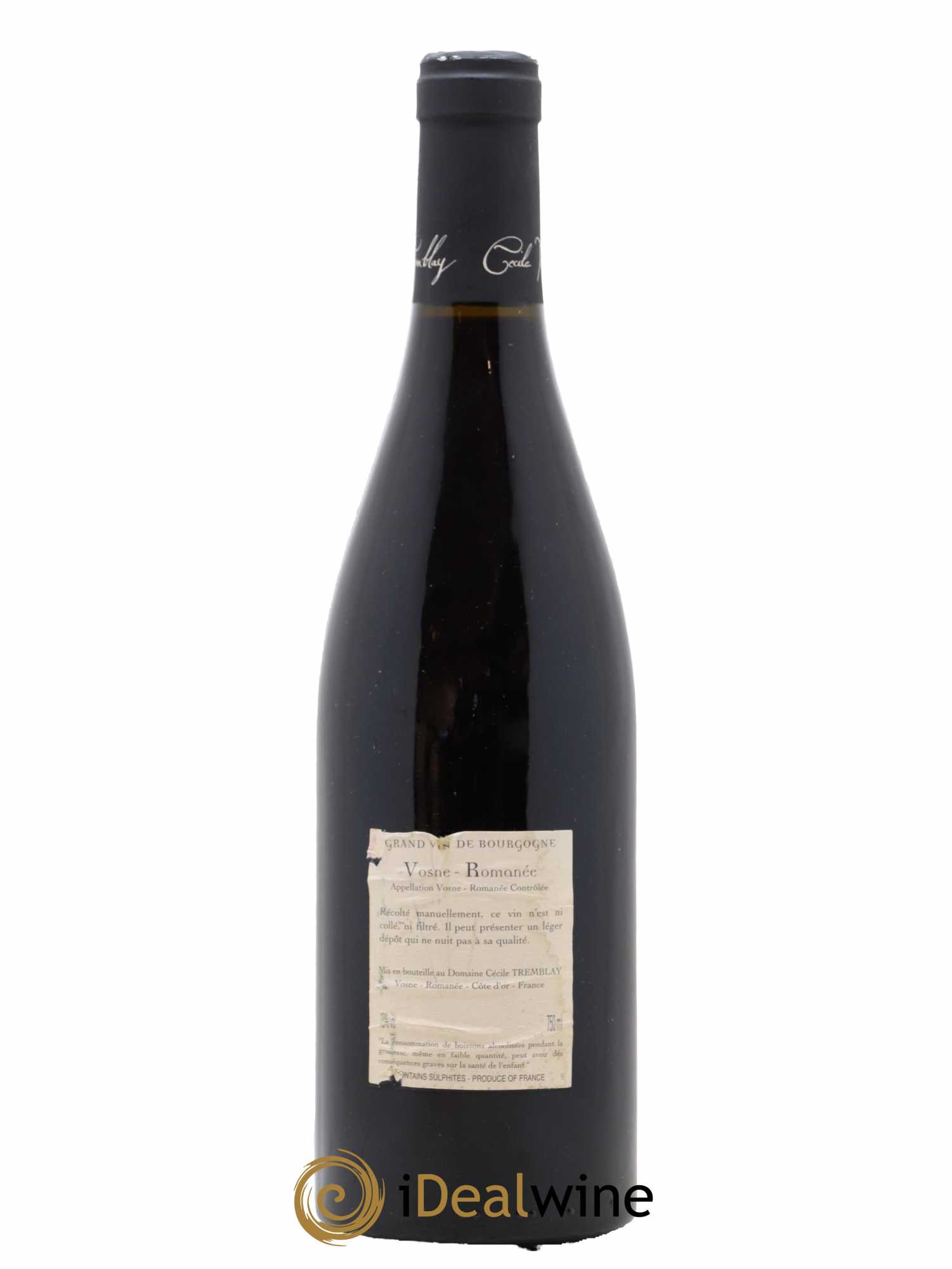 Vosne-Romanée Vieilles Vignes Cécile Tremblay 2012 - Lot de 1 bouteille - 1