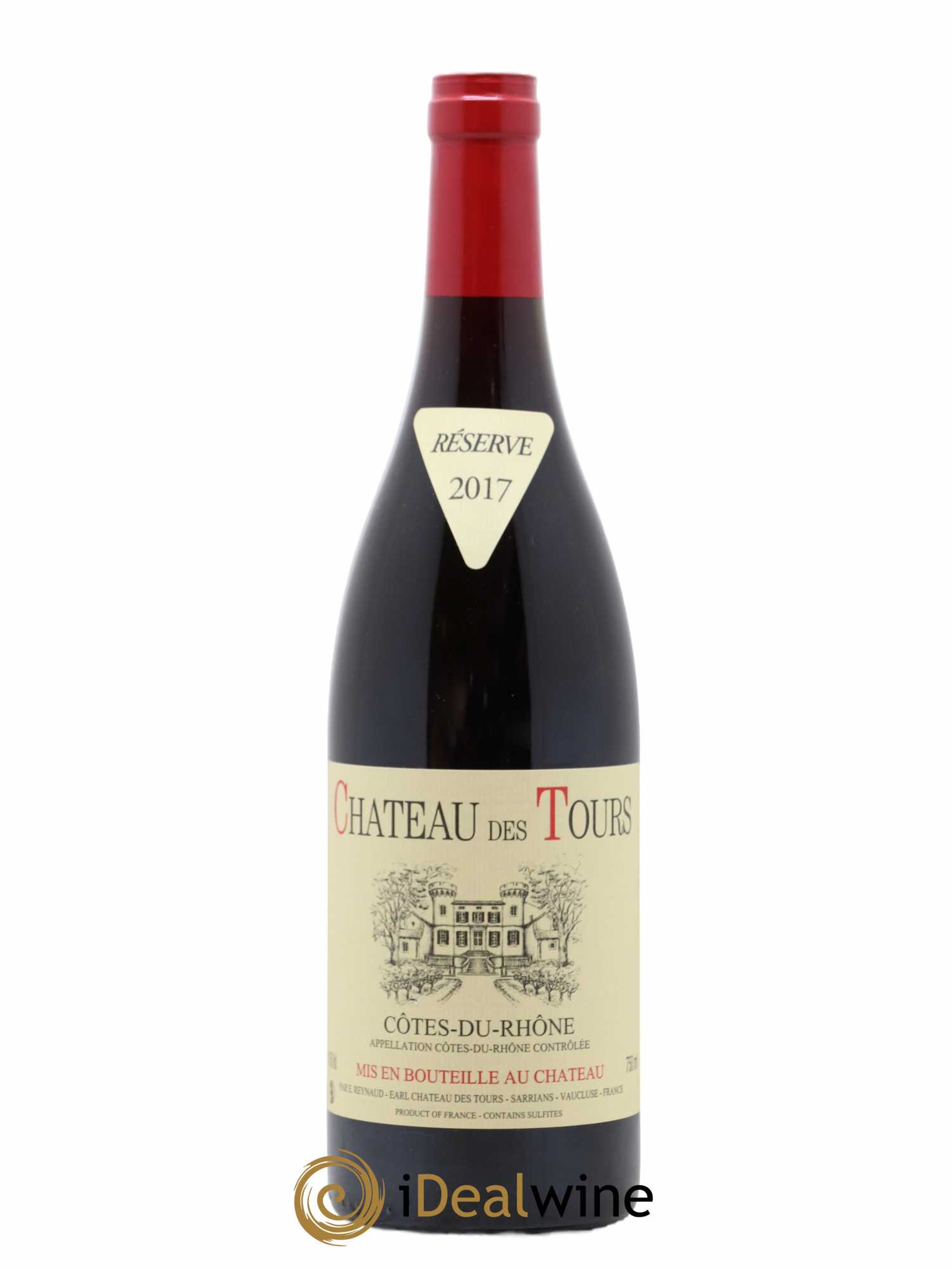 Côtes-du-Rhône Château des Tours Emmanuel Reynaud 2017 - Lot de 1 bouteille - 0