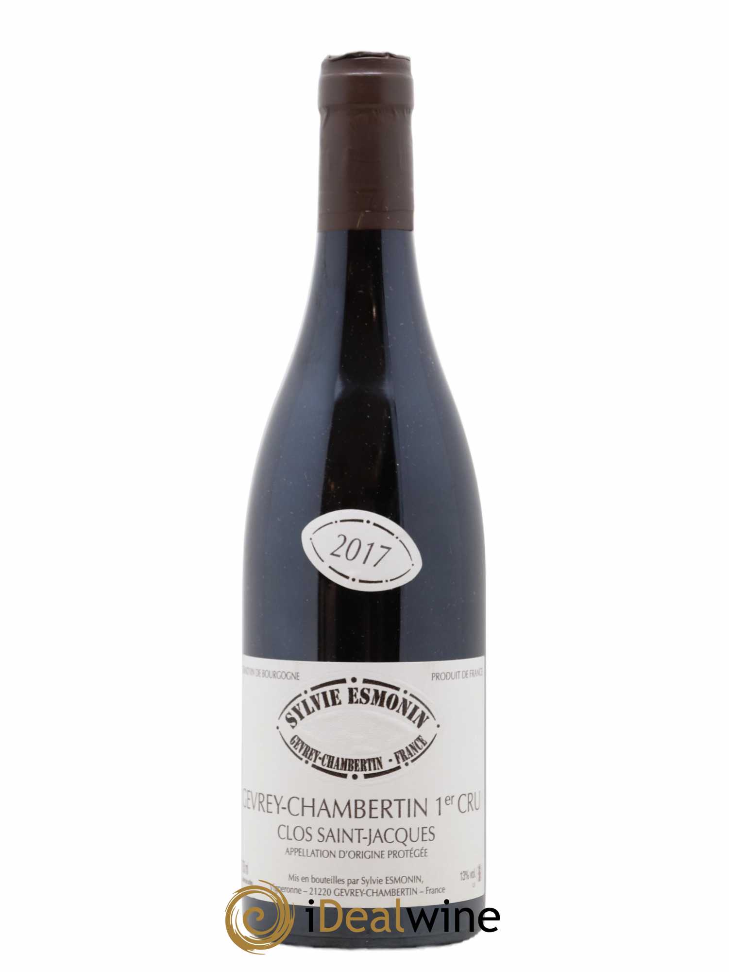 Gevrey-Chambertin 1er Cru Clos Saint Jacques Sylvie Esmonin 2017 - Lot de 1 bouteille - 0