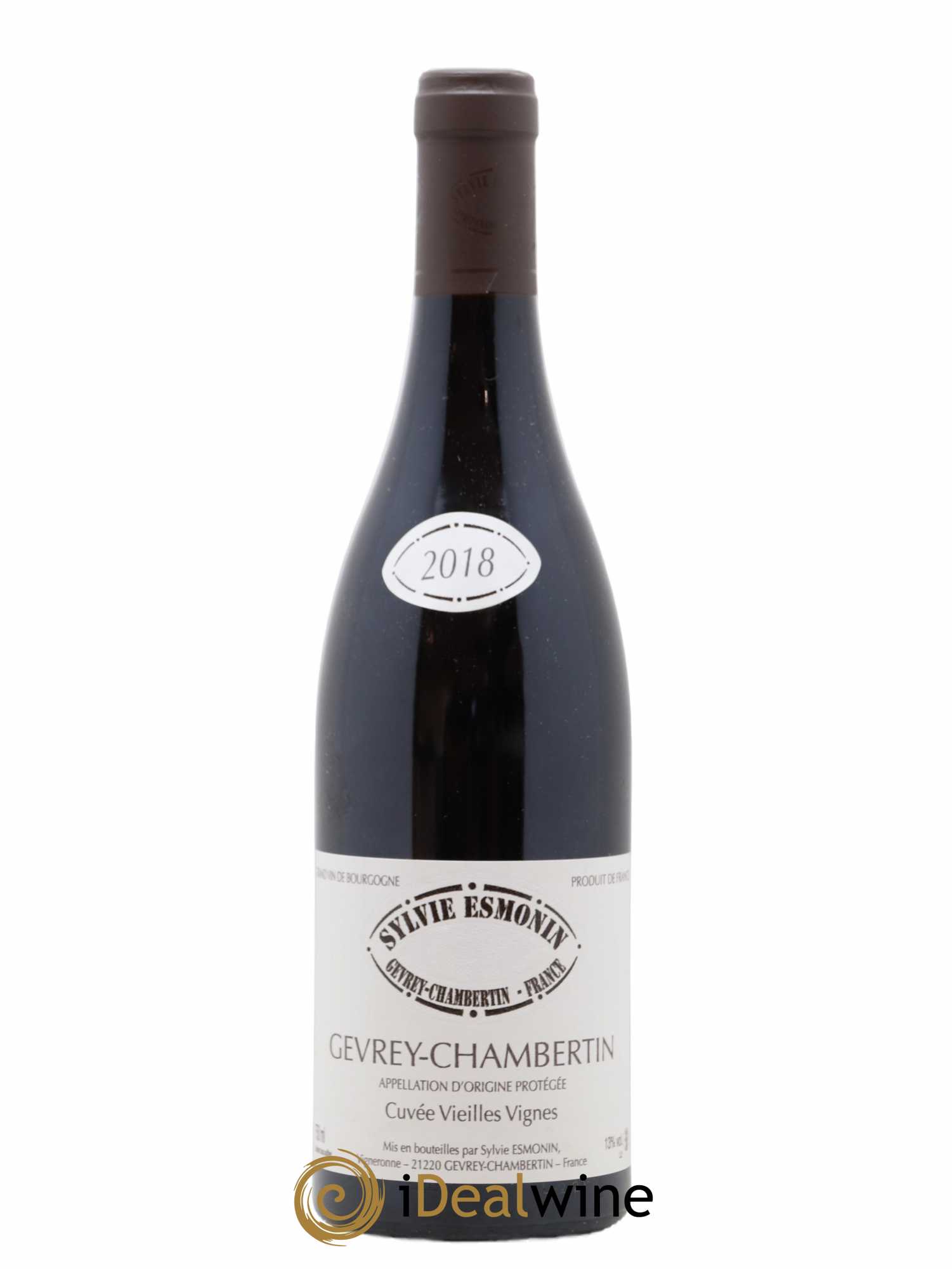 Gevrey-Chambertin Vieilles Vignes Sylvie Esmonin 2018 - Lot de 1 bouteille - 0