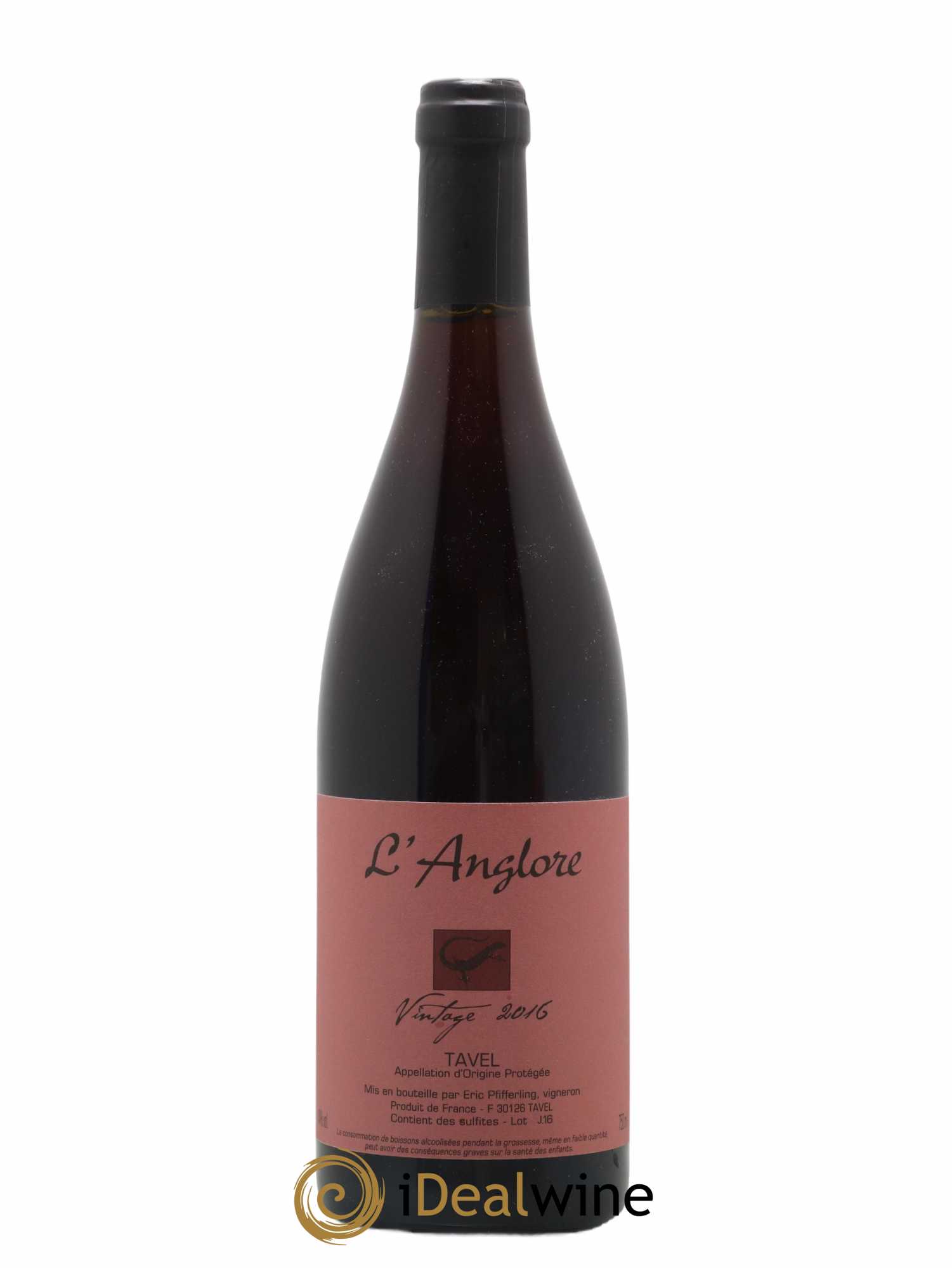 Tavel Vintage L'Anglore 2016 - Lot de 1 bouteille - 0