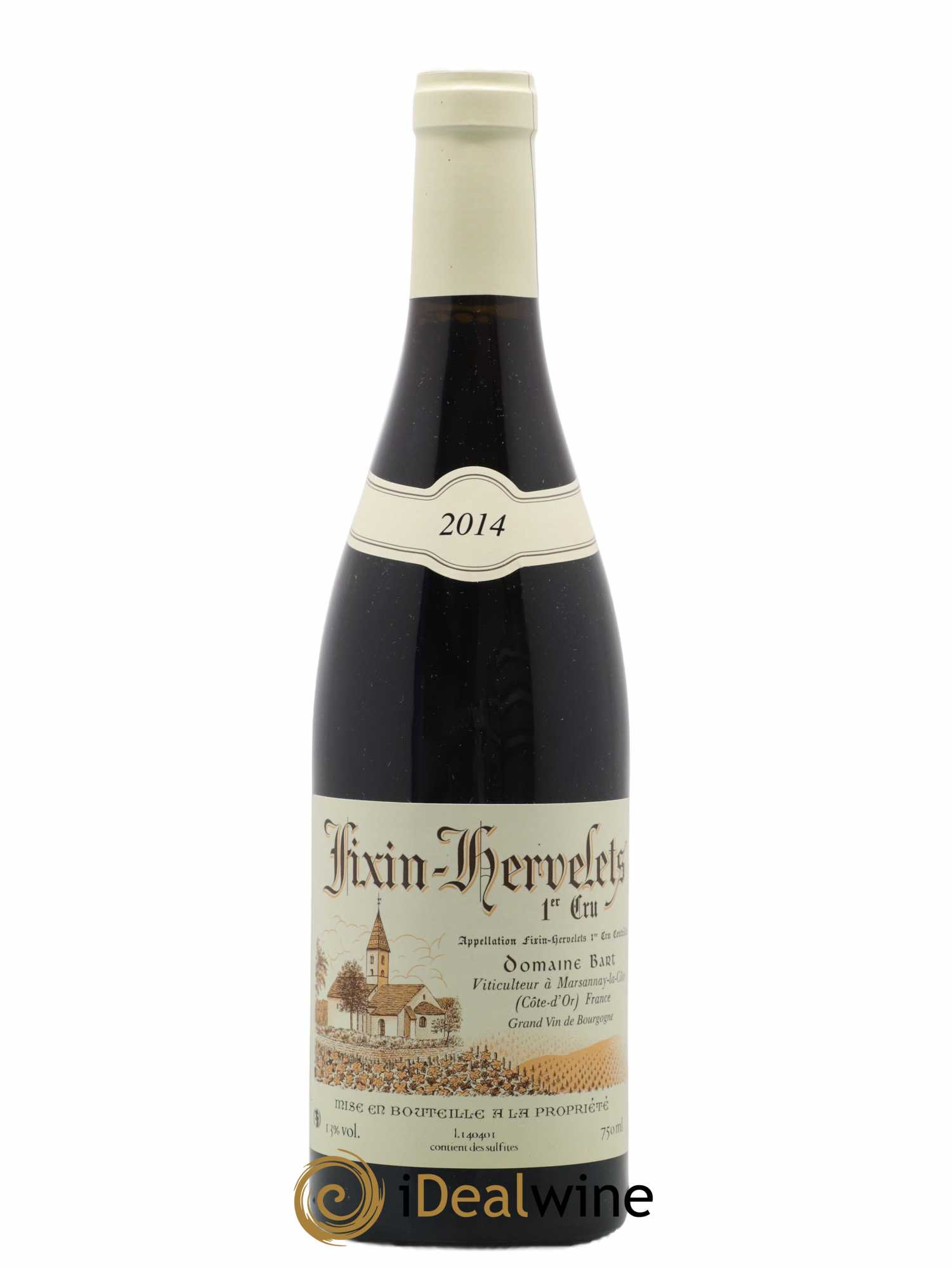 Fixin 1er Cru Hervelets Bart (Domaine) 2014 - Lot de 1 bouteille - 0