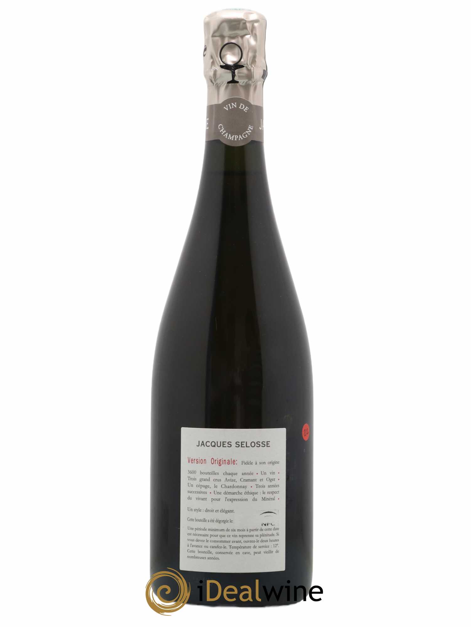 Version Originale Jacques Selosse - Lot de 1 bouteille - 1