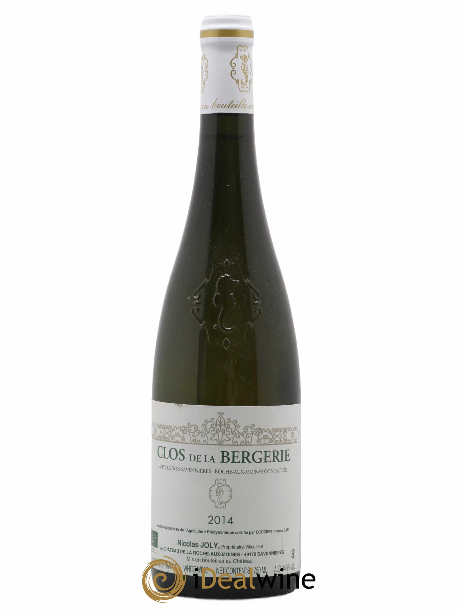 Savennières Roche aux Moines Clos de la Bergerie Vignobles de la Coulée de Serrant - Nicolas Joly 2014 - Lot de 1 bouteille - 0