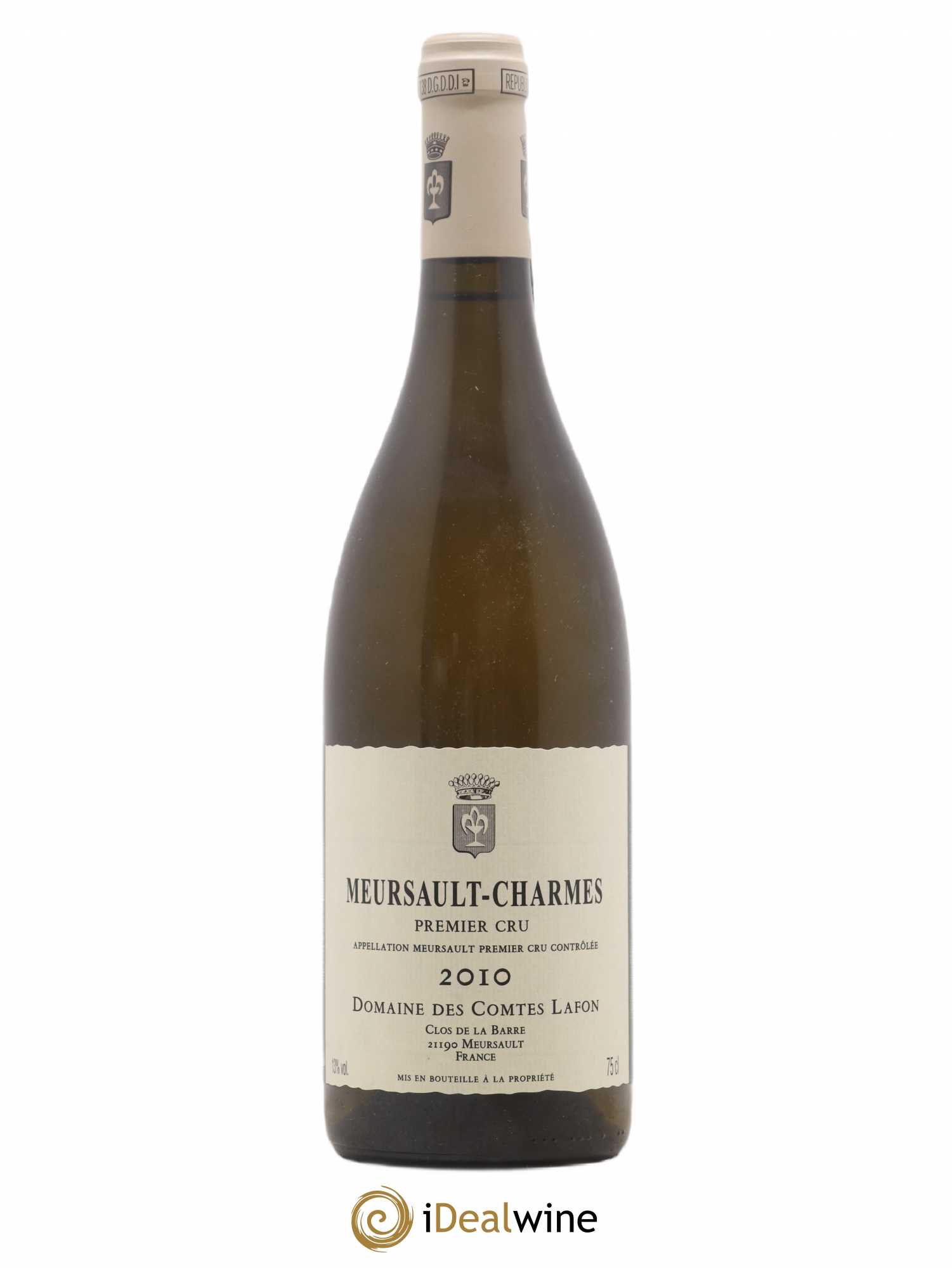 Meursault 1er Cru Charmes Comtes Lafon (Domaine des) 2010 - Lot de 1 bouteille - 0