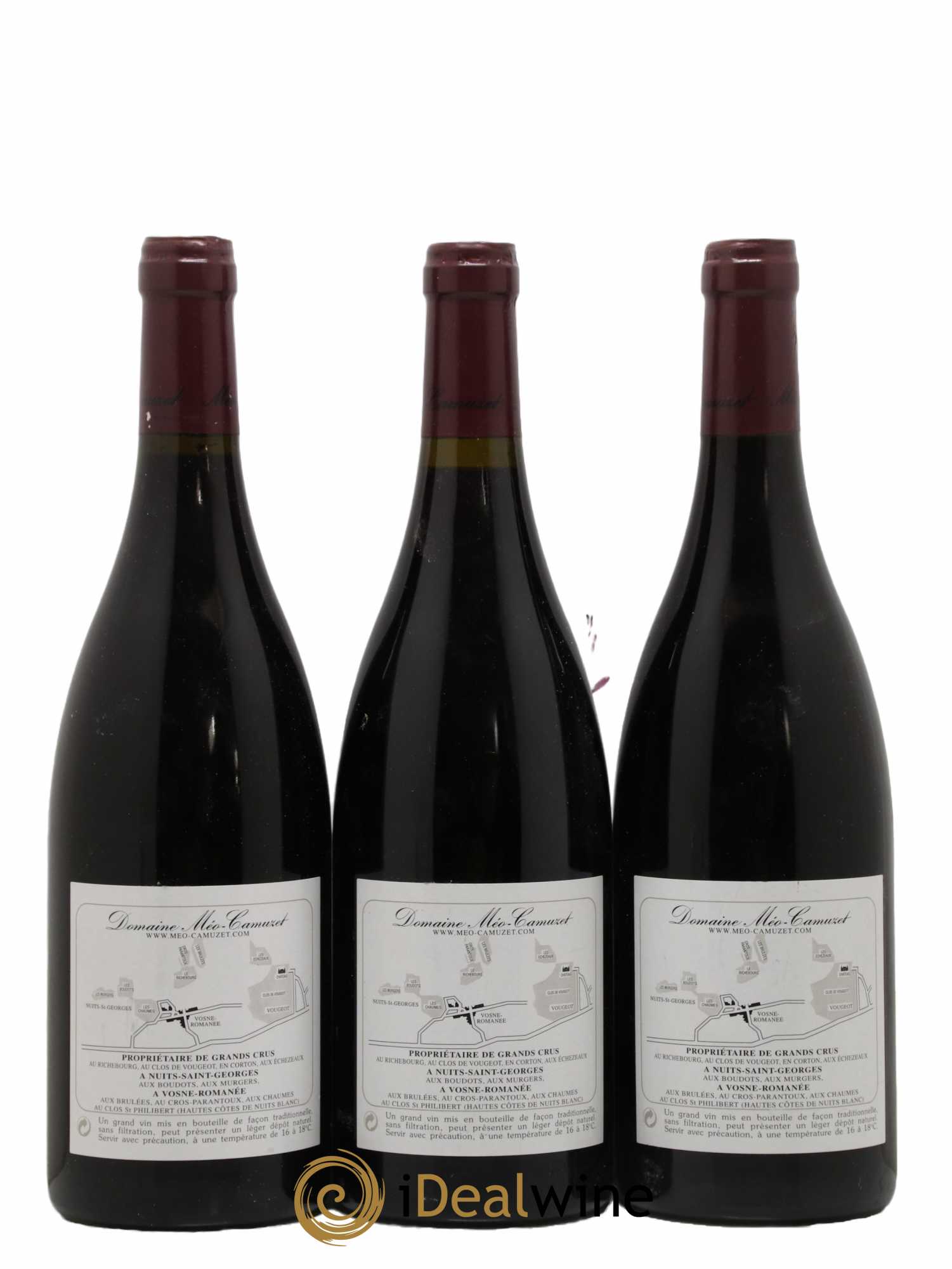 Nuits-Saint-Georges 1er Cru Aux Murgers Méo-Camuzet (Domaine) 2000 - Lotto di 3 bottiglie - 1