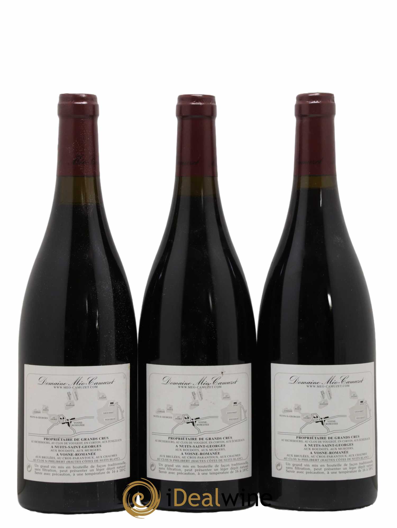 Clos de Vougeot Grand Cru Méo-Camuzet (Domaine) 2000 - Lot de 3 bouteilles - 1