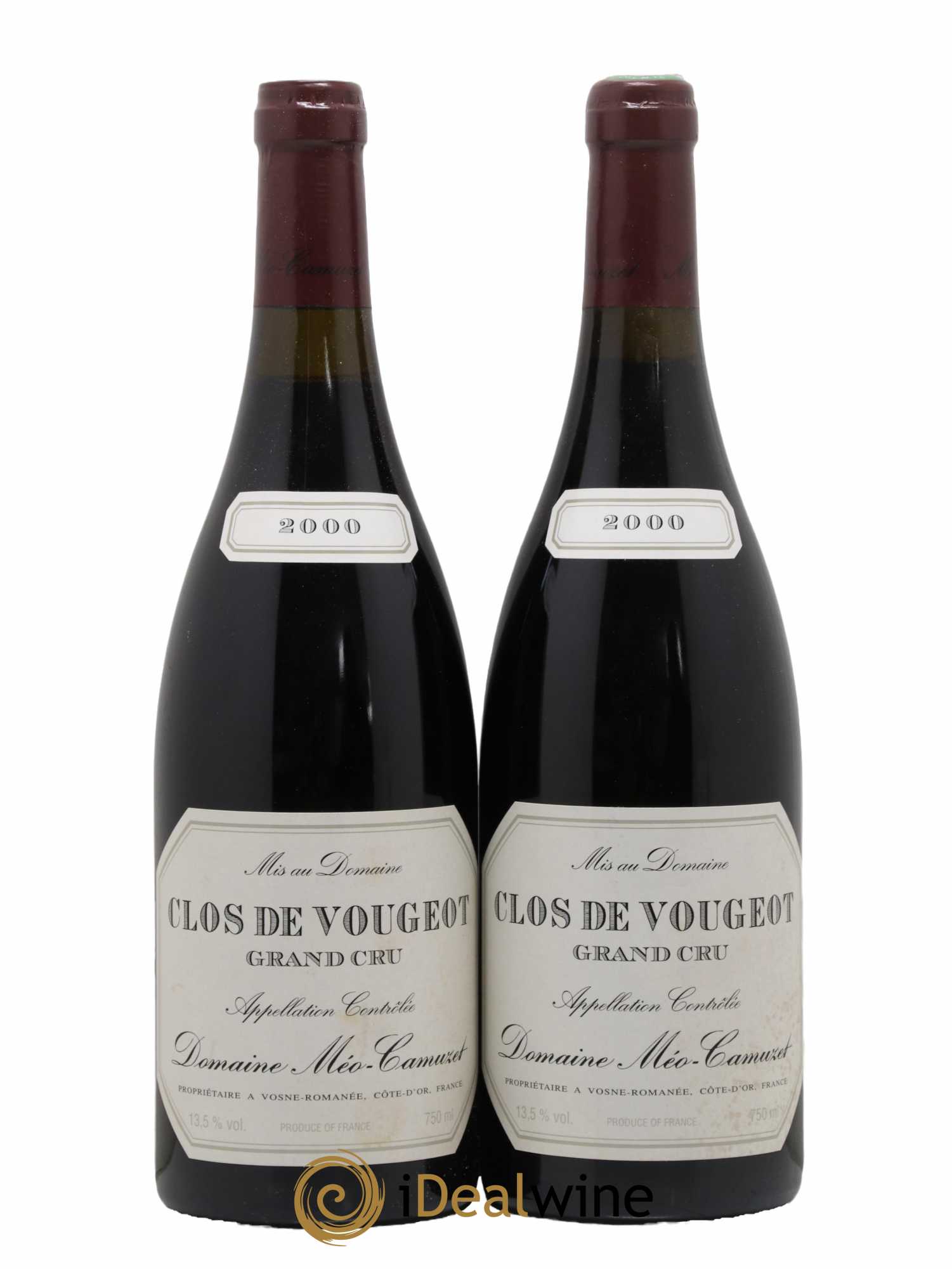 Clos de Vougeot Grand Cru Méo-Camuzet (Domaine) 2000 - Lot de 2 bouteilles - 0