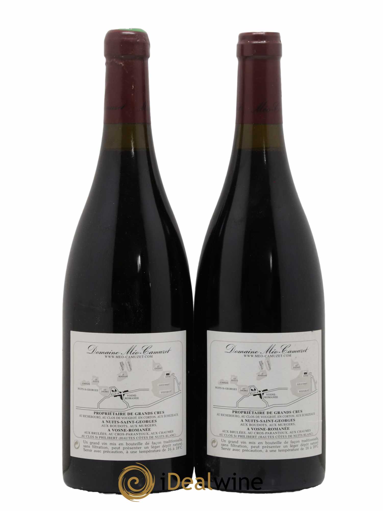 Clos de Vougeot Grand Cru Méo-Camuzet (Domaine) 2000 - Lot de 2 bouteilles - 1
