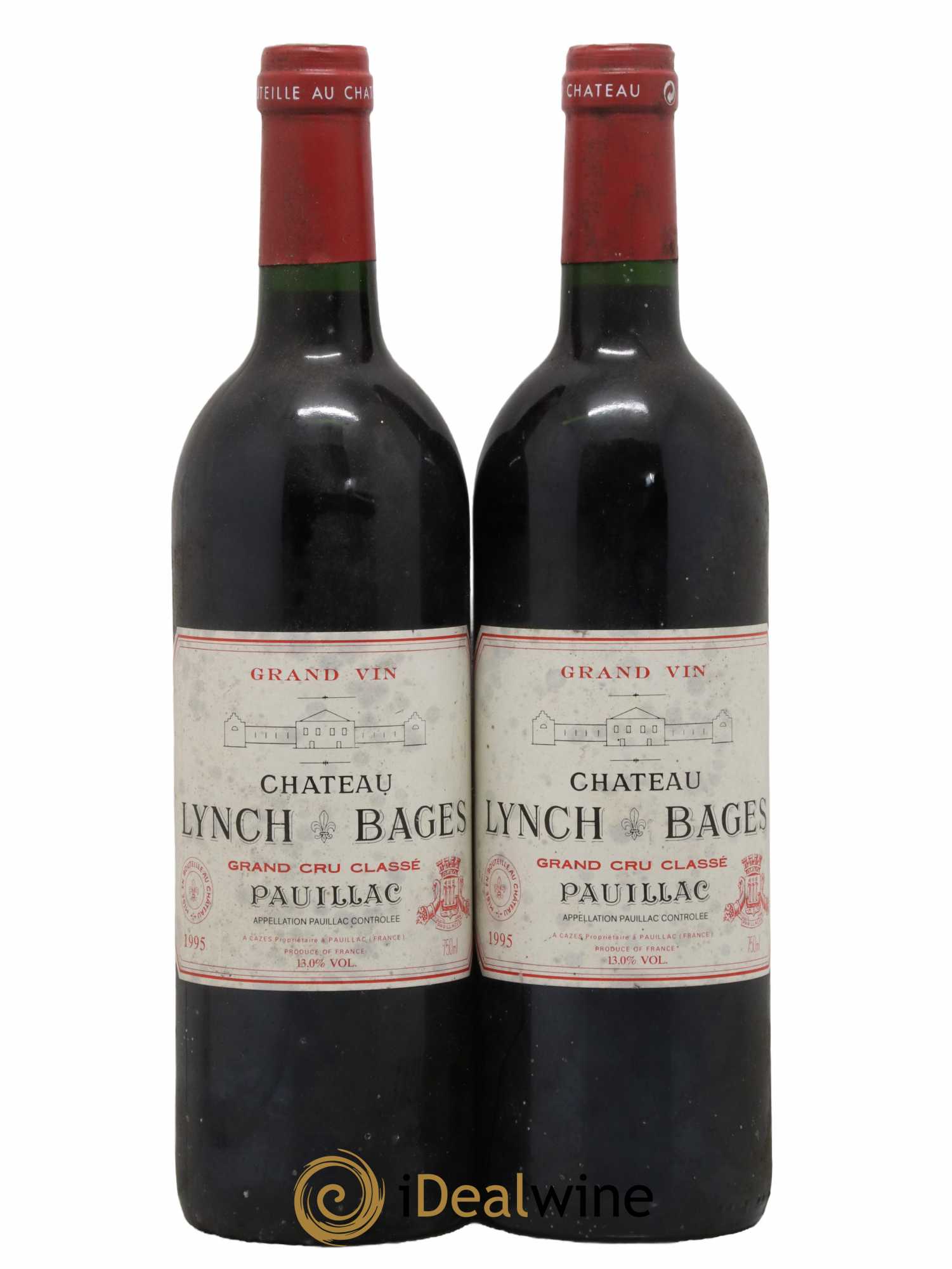 Château Lynch Bages 5ème Grand Cru Classé 1995 - Lot de 2 bouteilles - 0