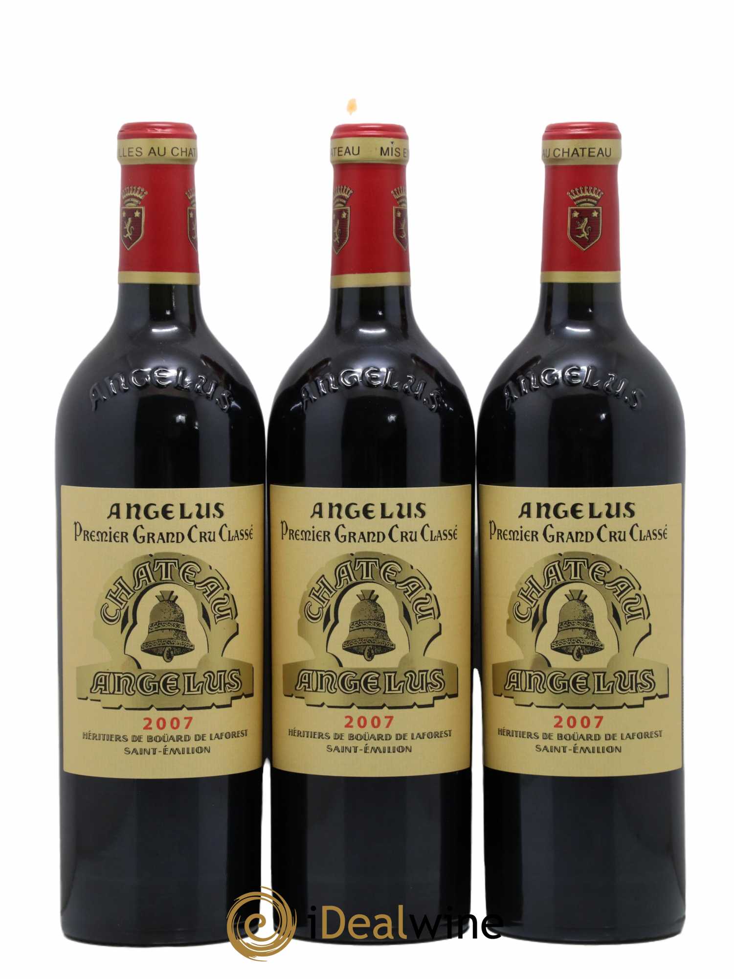 Château Angélus 1er Grand Cru Classé A 2007 - Lot de 12 bouteilles - 1