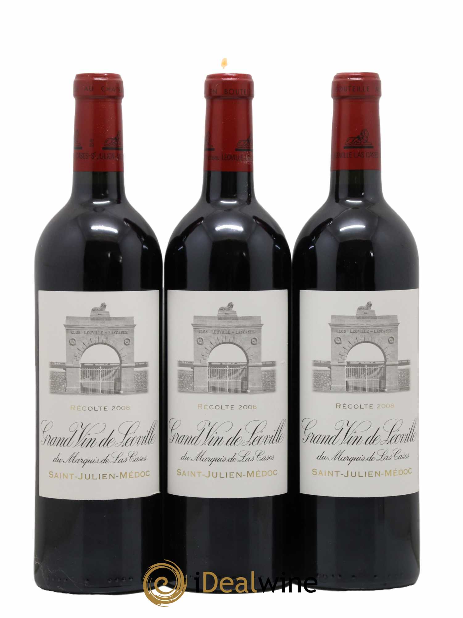 Château Léoville Las Cases 2ème Grand Cru Classé 2008 - Lot de 12 bouteilles - 5