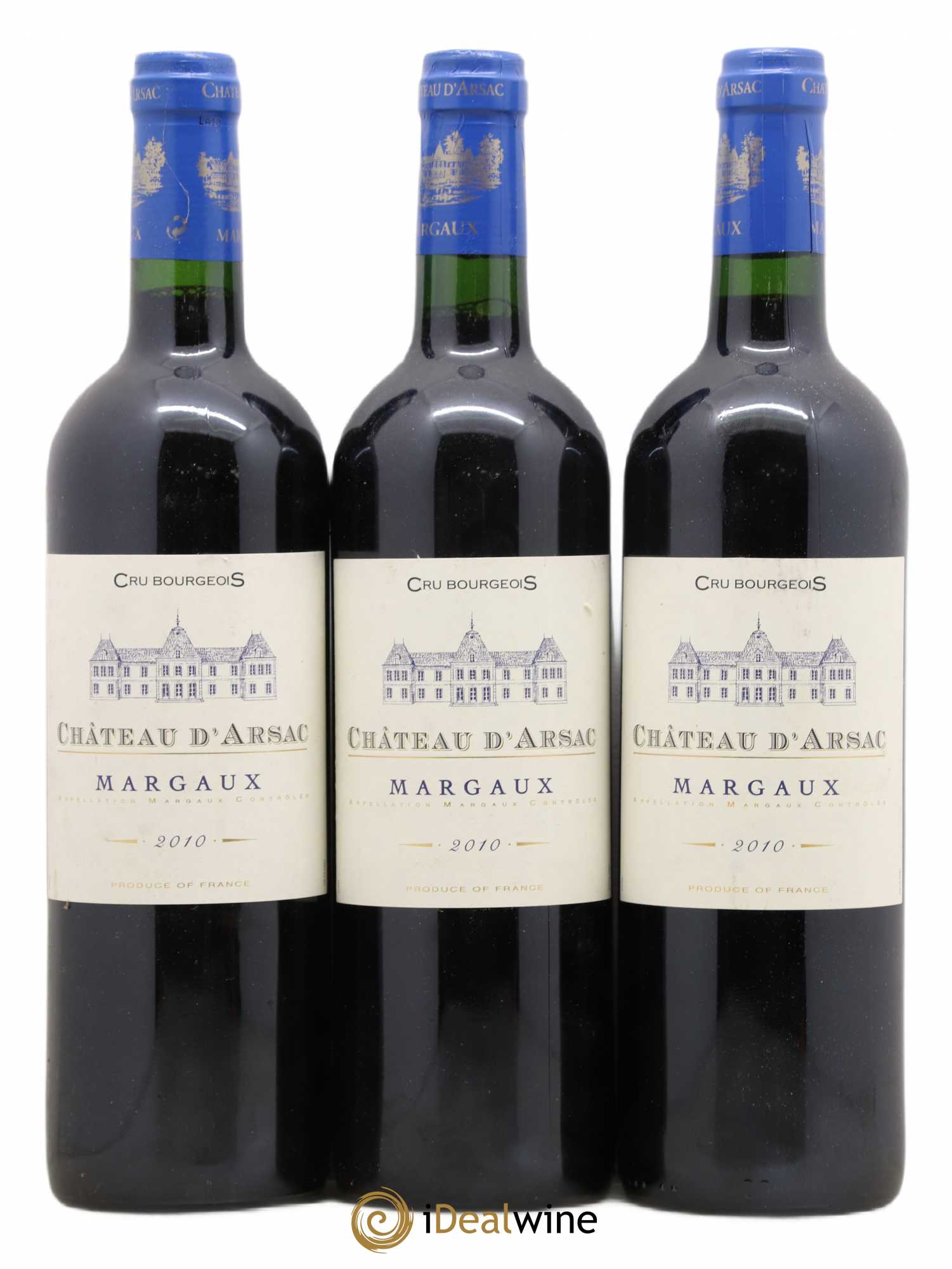 Château d' Arsac Cru Bourgeois 2010 - Lot de 3 bouteilles - 0