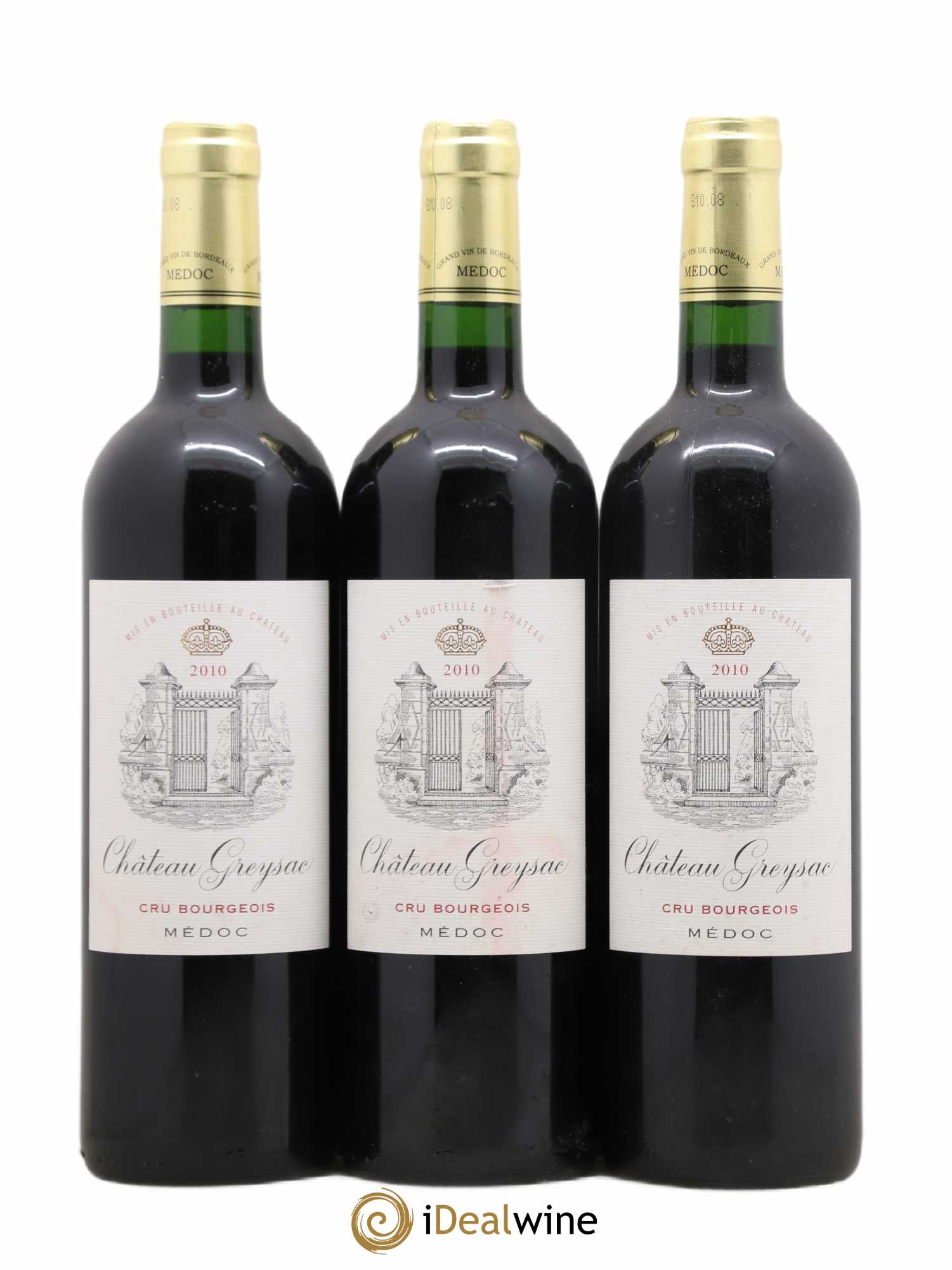 Château Greysac Cru Bourgeois 2010 - Lot de 6 bouteilles - 1