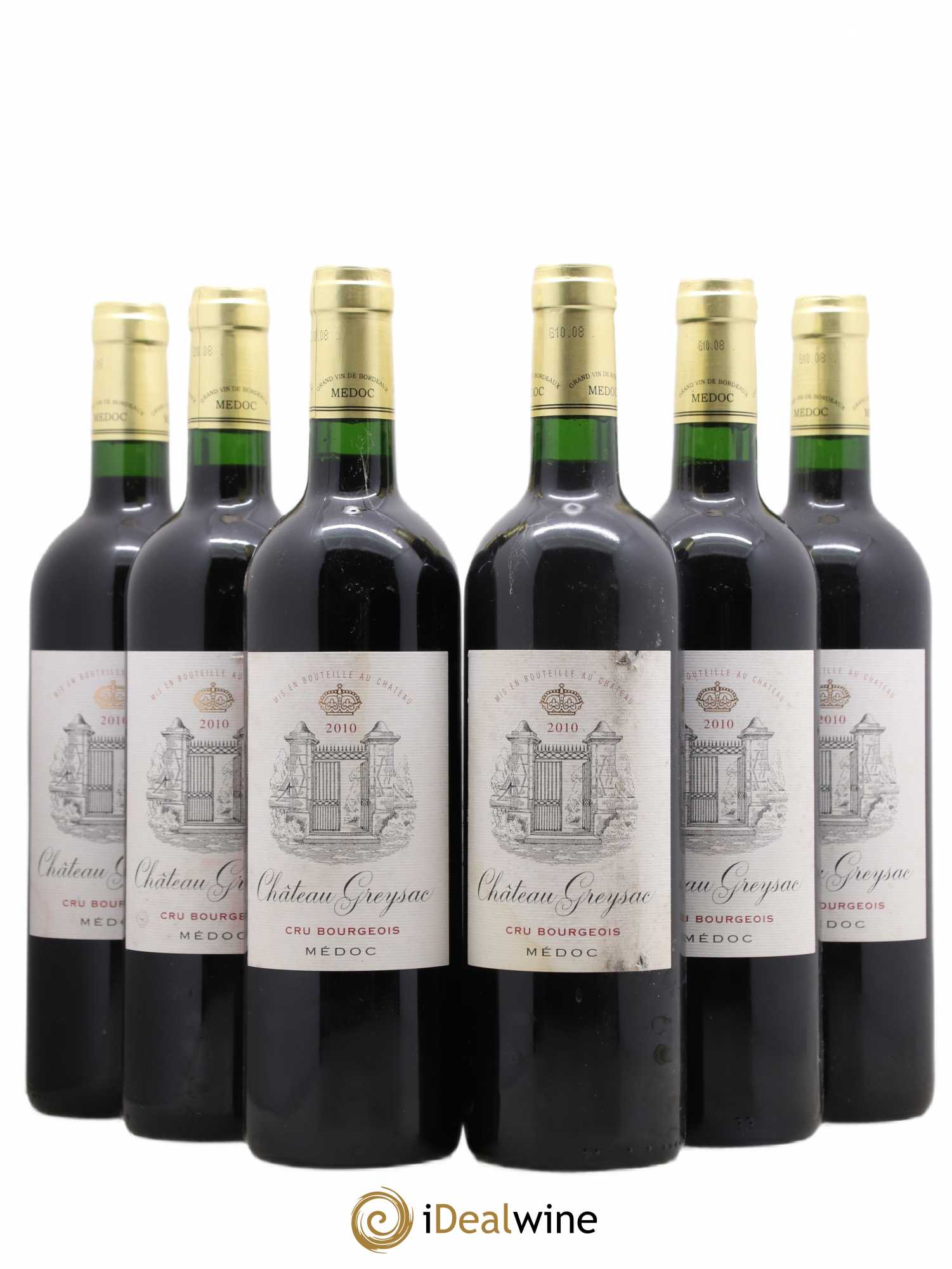 Château Greysac Cru Bourgeois 2010 - Lot de 6 bouteilles - 0