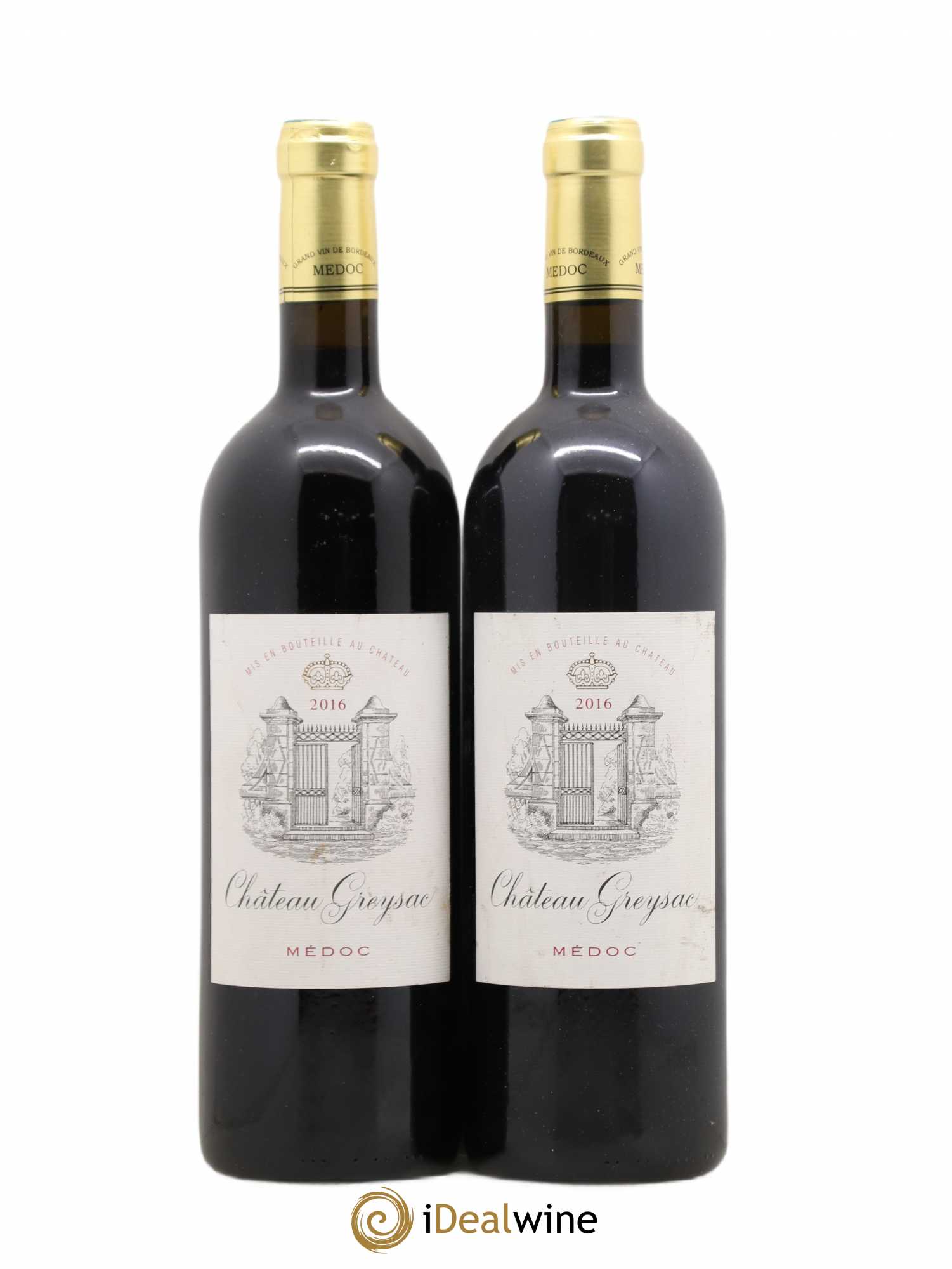 Château Greysac Cru Bourgeois 2016 - Lot de 2 bouteilles - 0