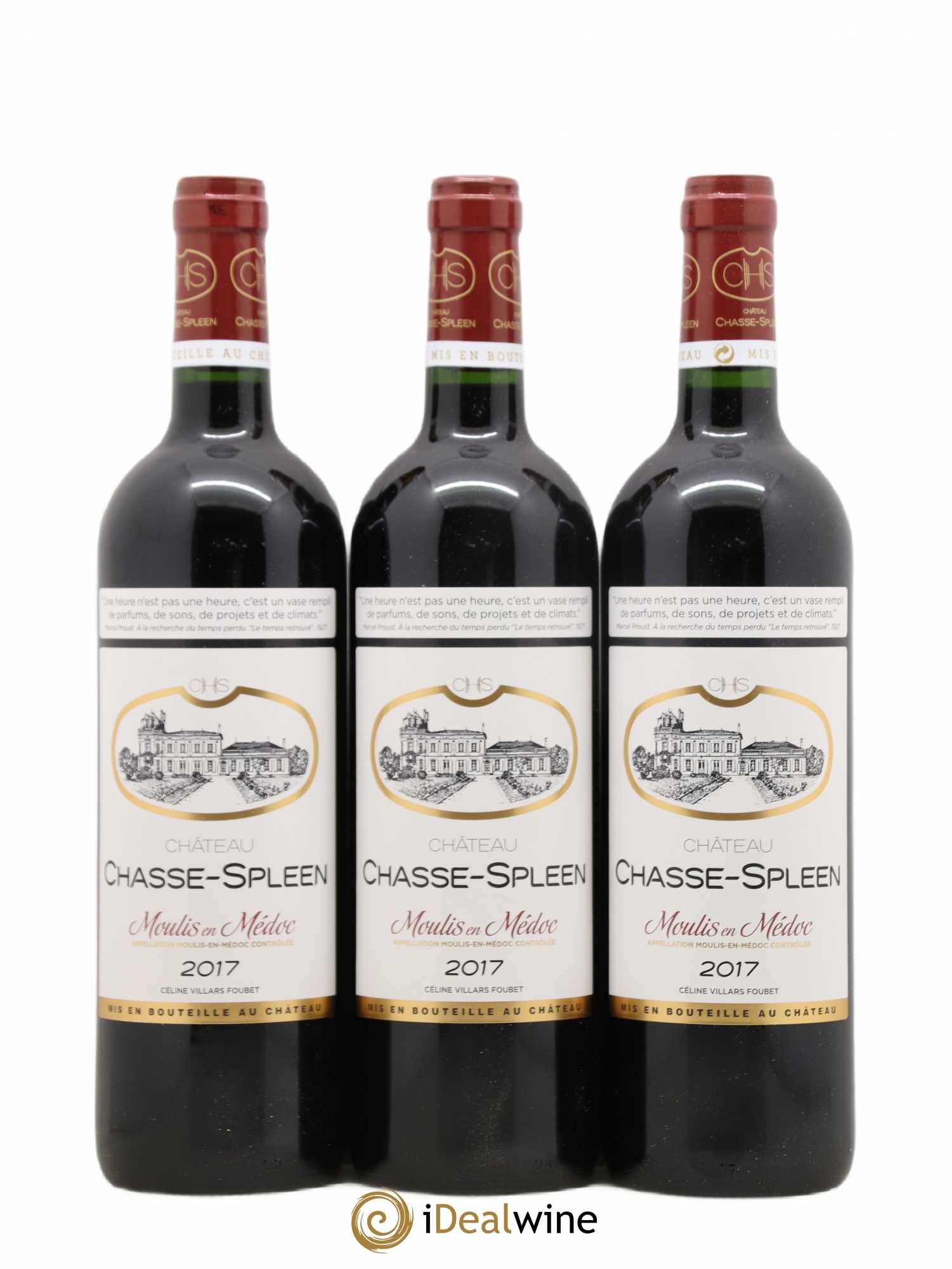 Château Chasse Spleen 2017 - Lot de 6 bouteilles - 2