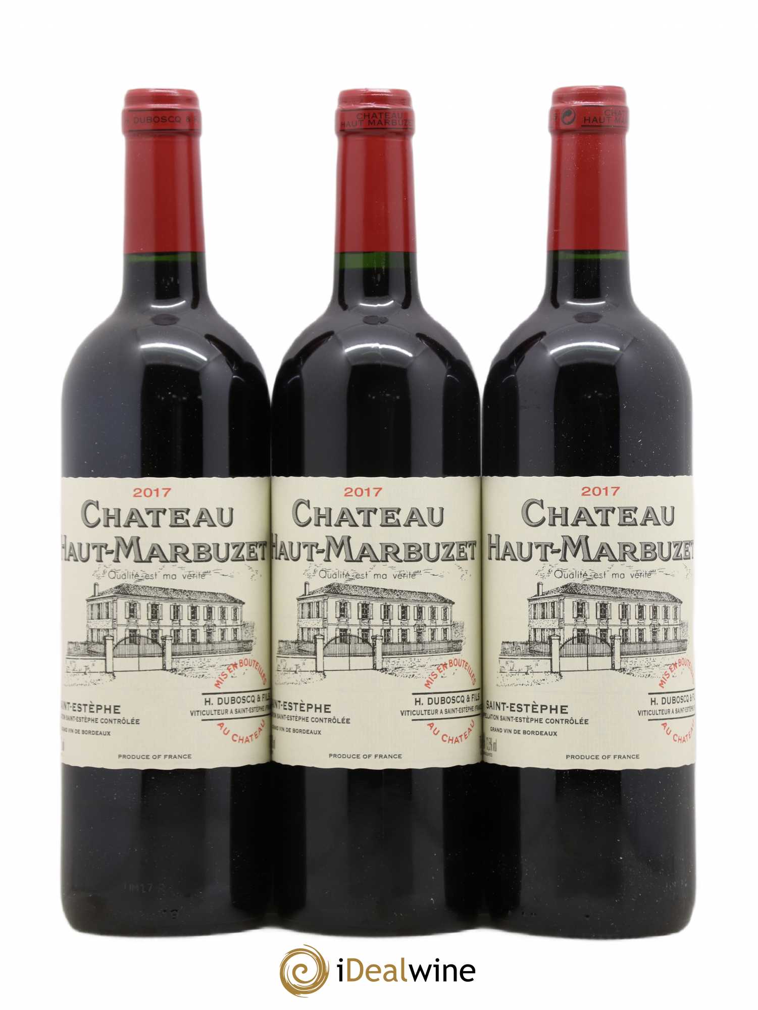 Château Haut Marbuzet 2017 - Lot de 6 bouteilles - 1