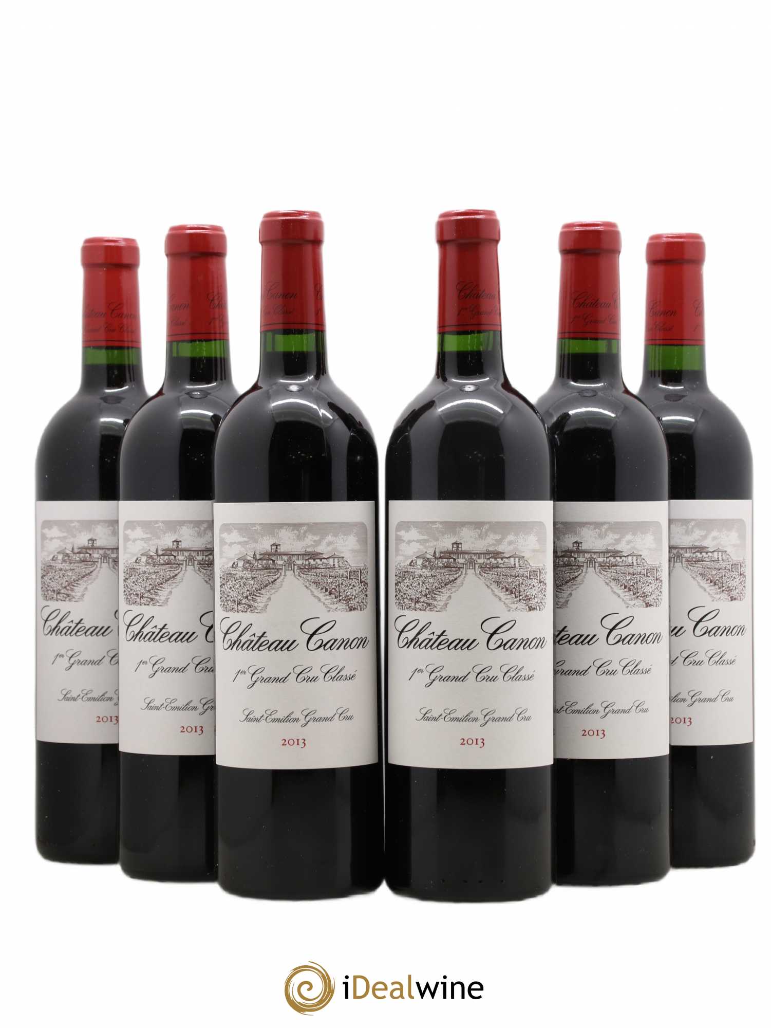 Château Canon 1er Grand Cru Classé B 2013 - Lot de 6 bouteilles - 0