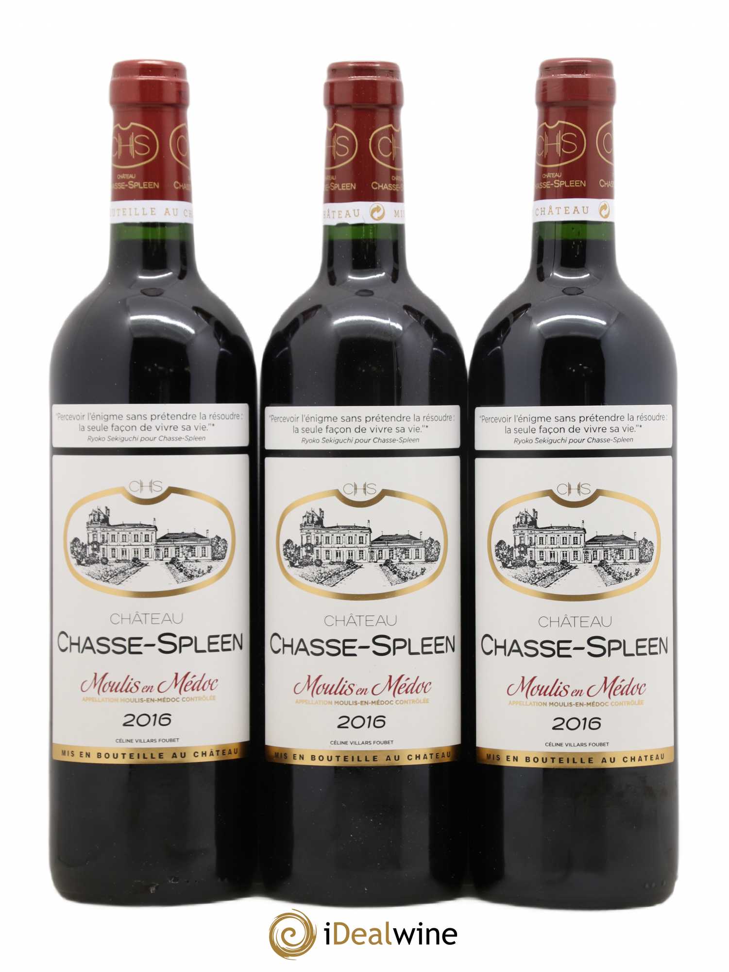 Château Chasse Spleen 2016 - Lot de 6 bouteilles - 2