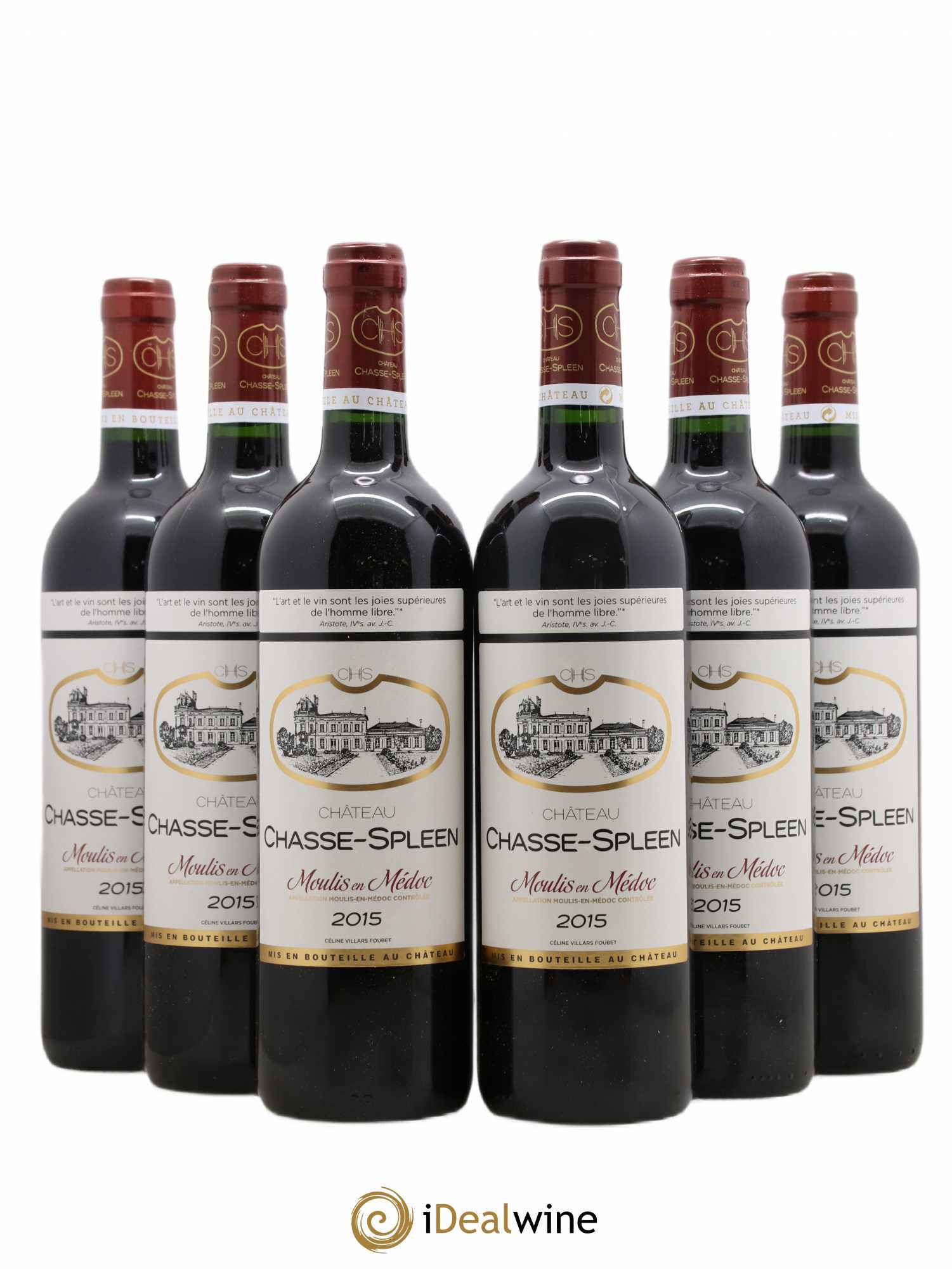 Château Chasse Spleen 2015 - Lot de 6 bouteilles - 0