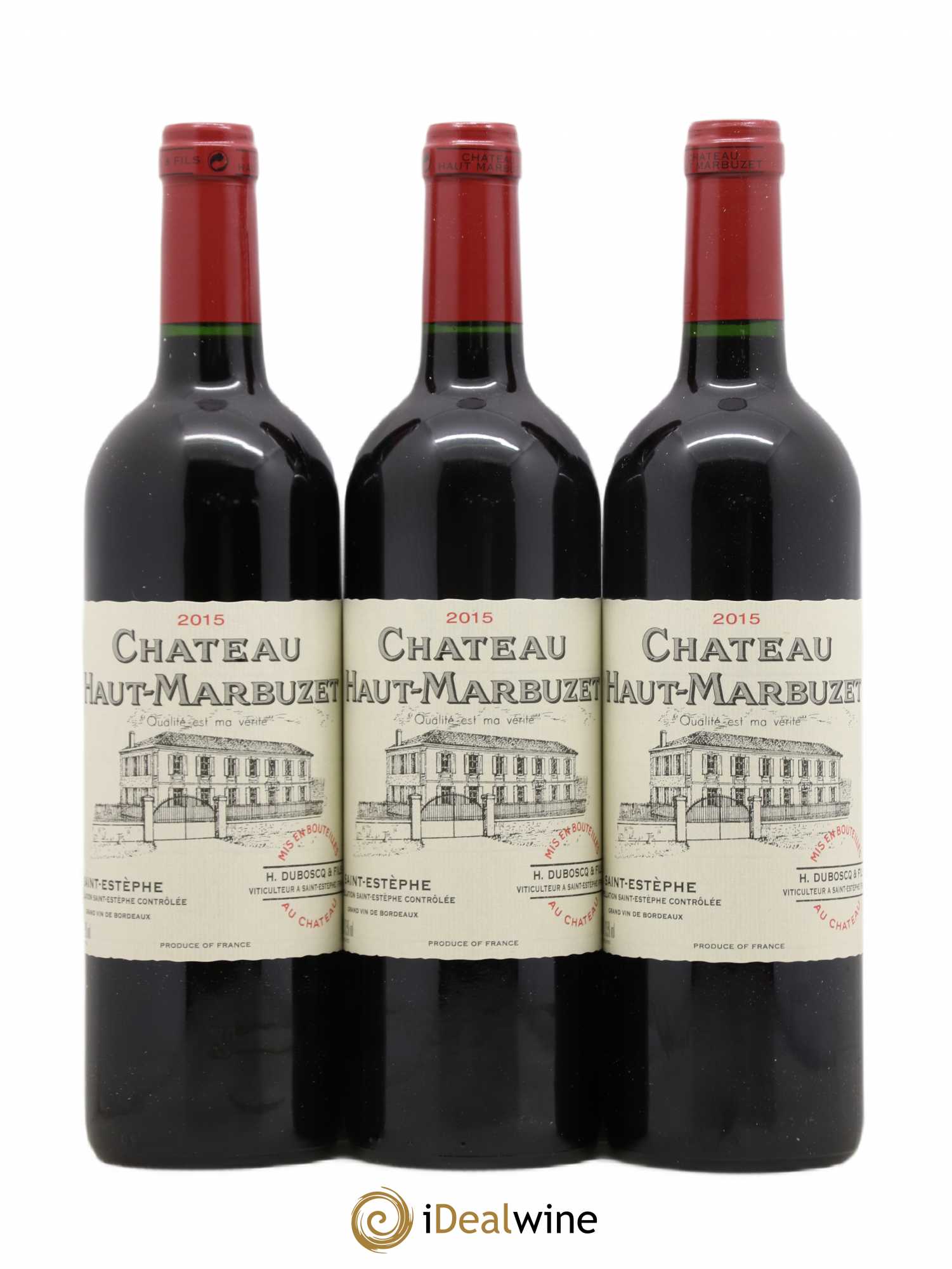 Château Haut Marbuzet 2015 - Lot de 6 bouteilles - 1